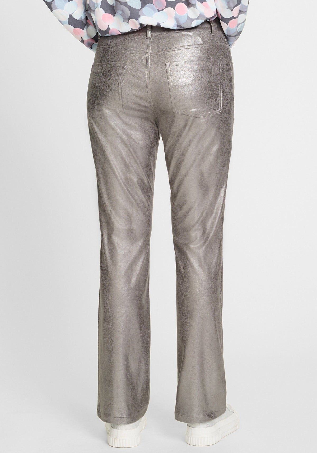 Metallic Soft Leather Look Pant
