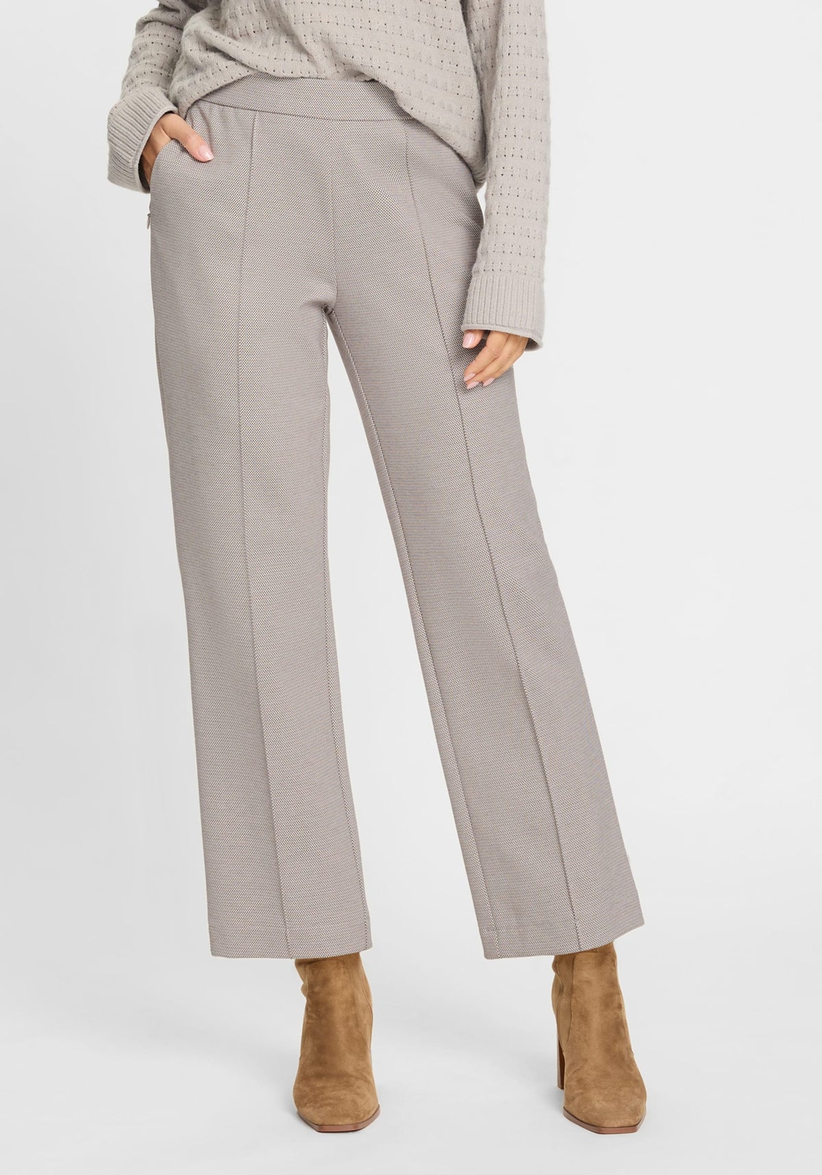 Mona Fit Stretch Check Trouser