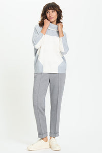 Lisa Fit Micro Pattern Cropped Pant