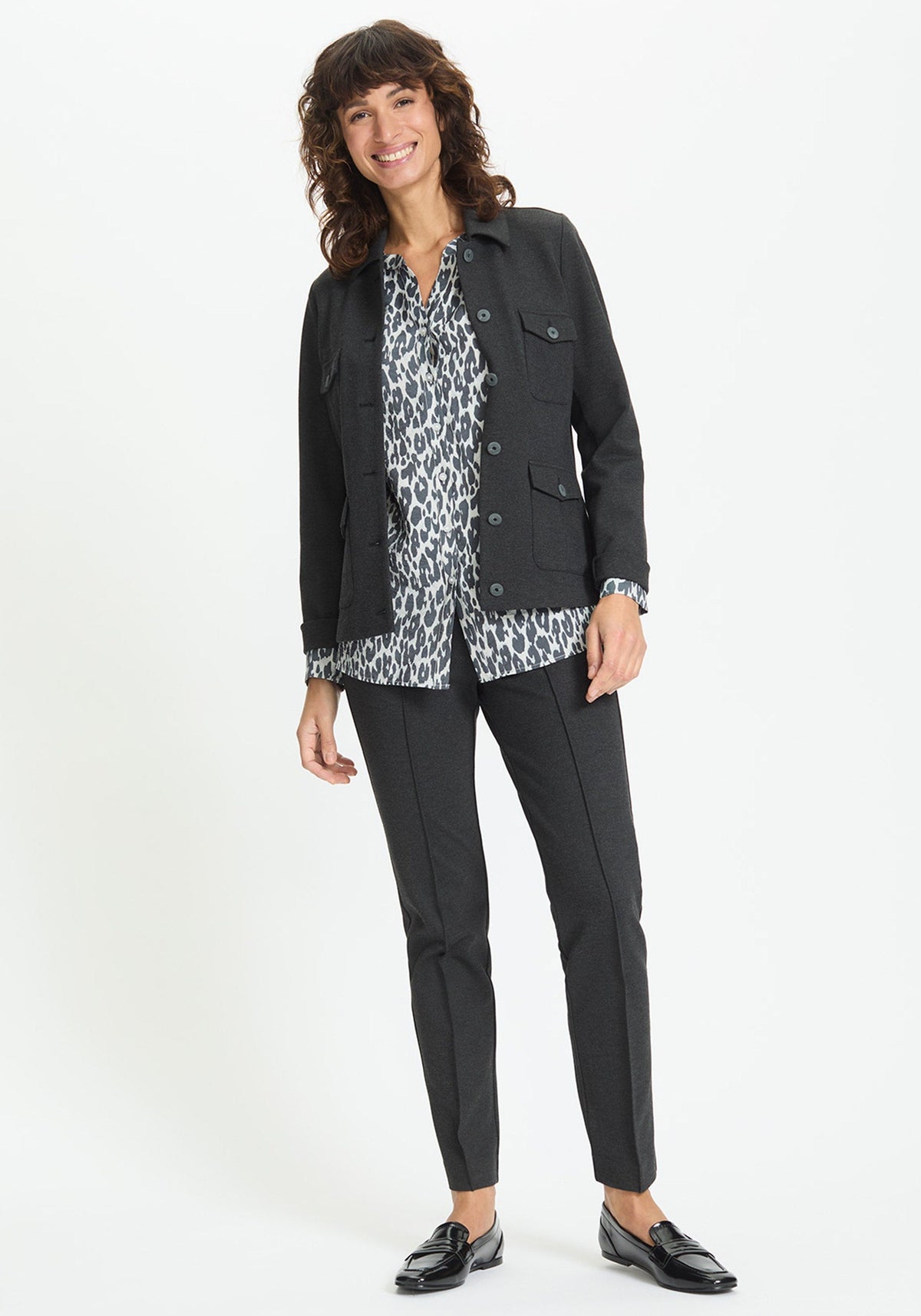 Pia Fit Slim Leg Jersey Pant