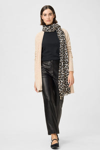 Pantalon droit en simili-cuir Mona Fit