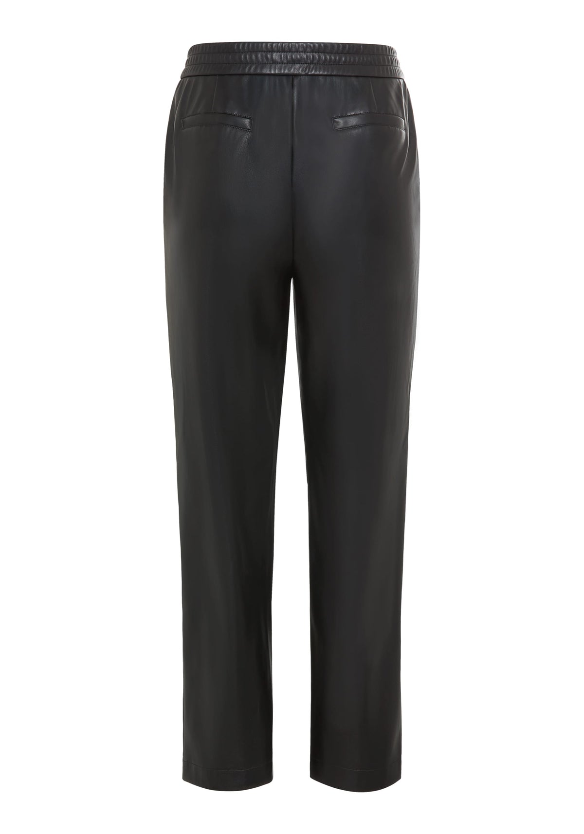 Pantalon droit en simili-cuir Mona Fit