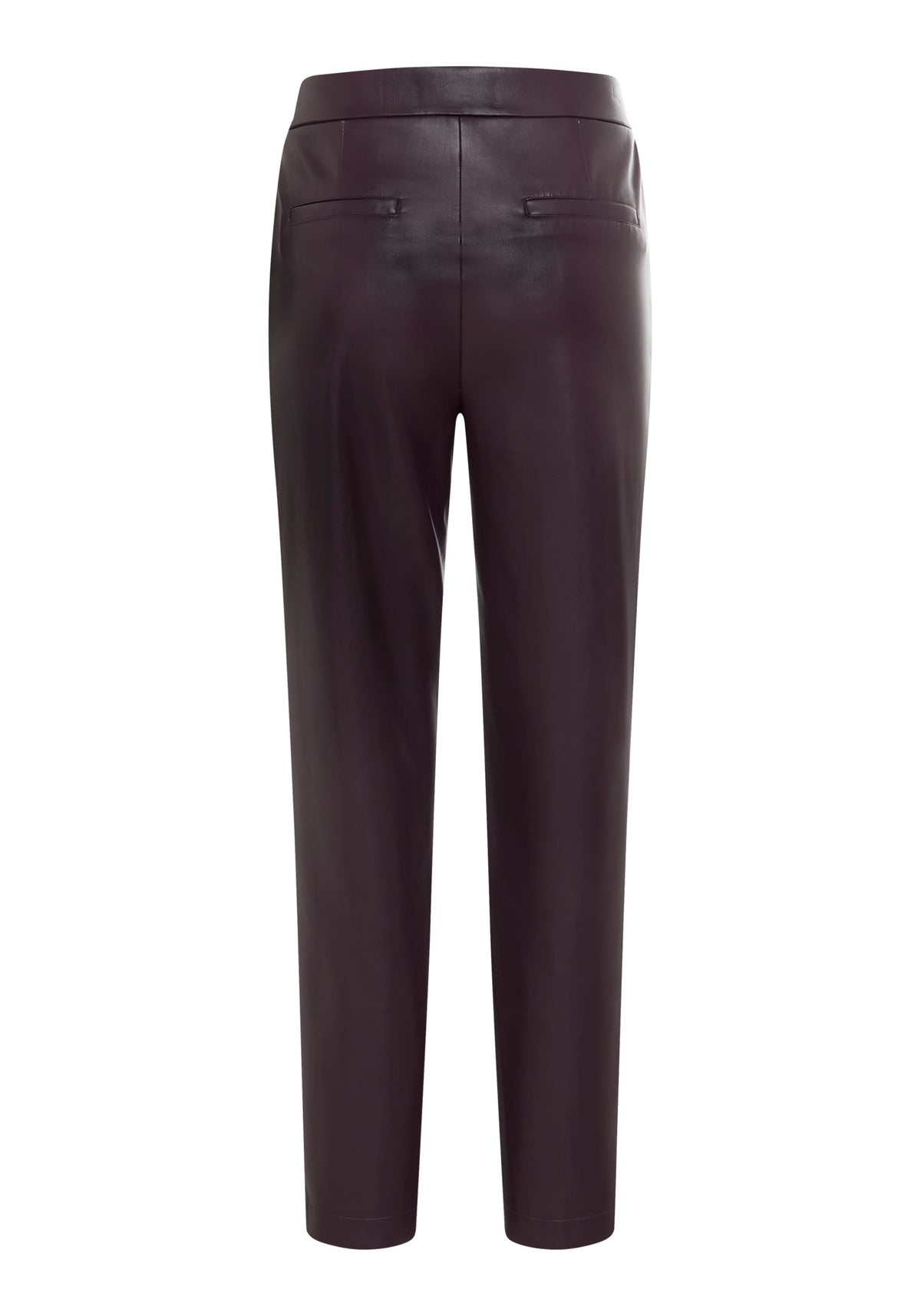 Pantalon droit Lisa Fit en similicuir