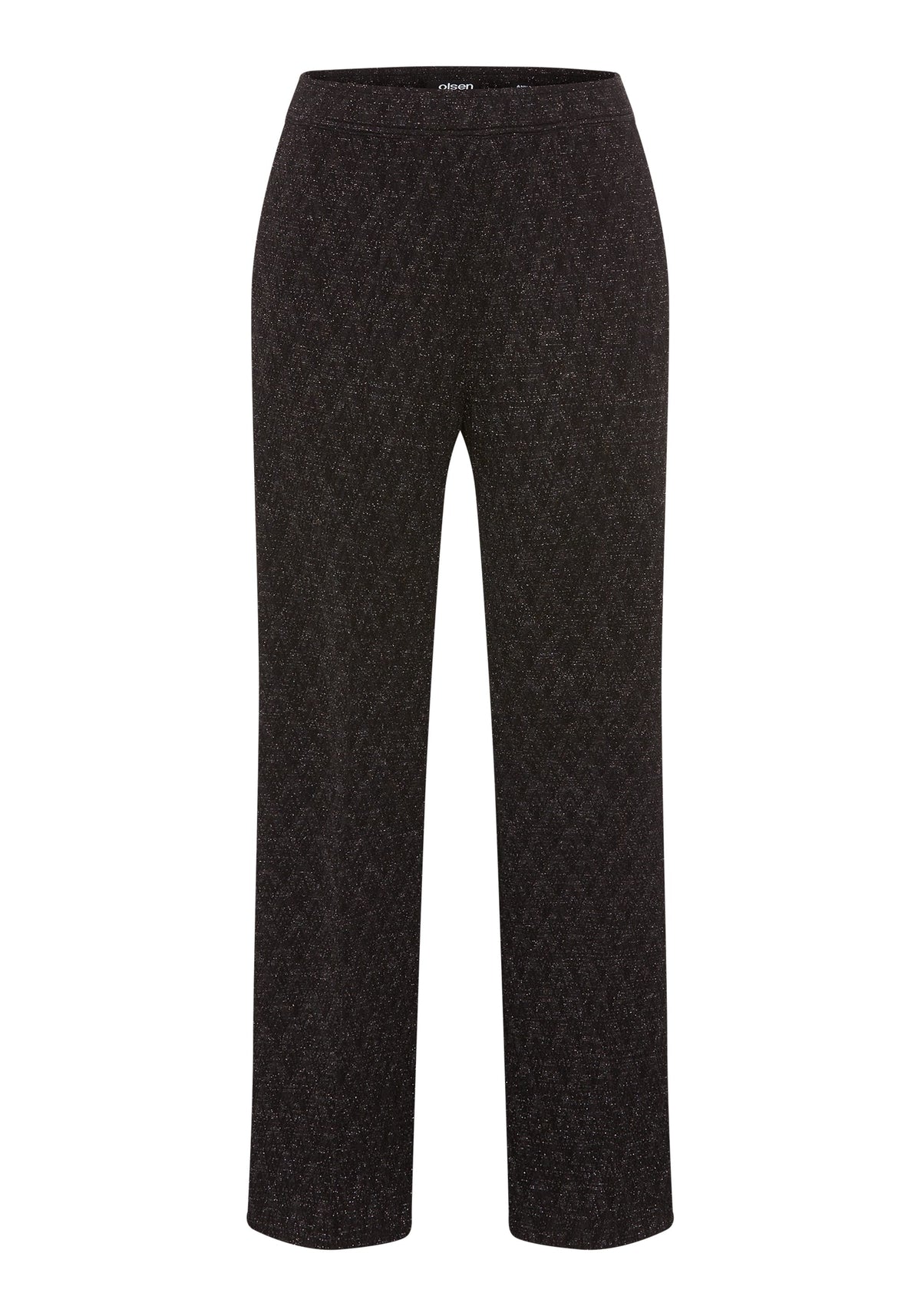 Pantalon à bretelles en maille étincelante