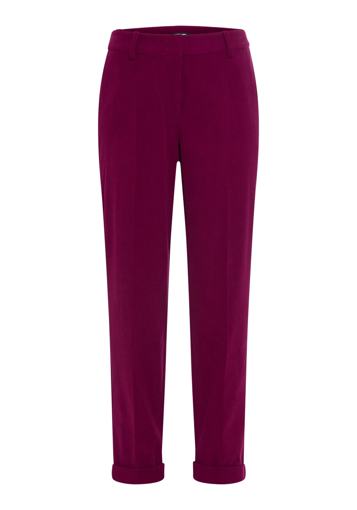 Lisa Fit Straight Leg Cropped Cord Trouser