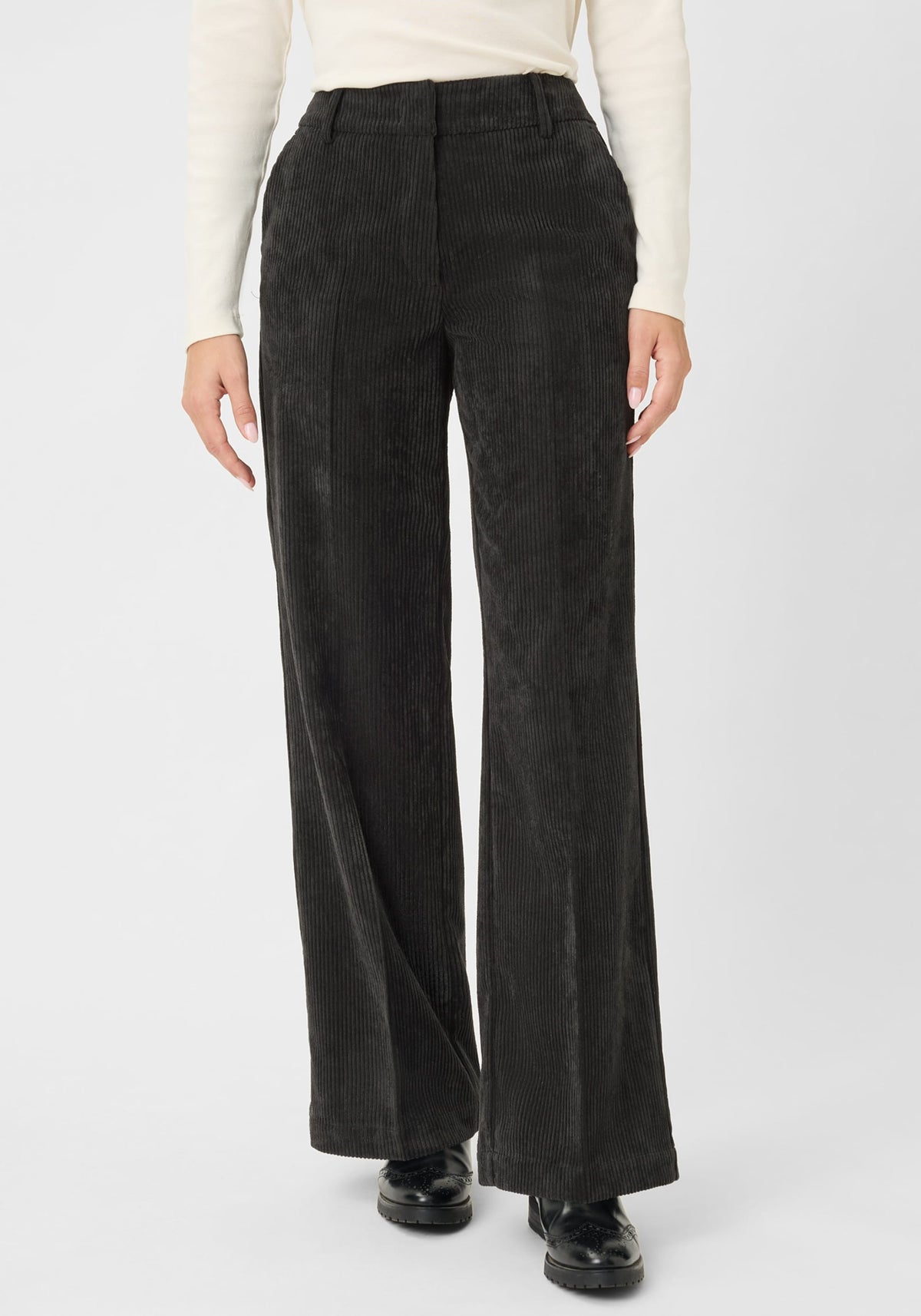 Anna Fit Wide Leg Cord Trouser