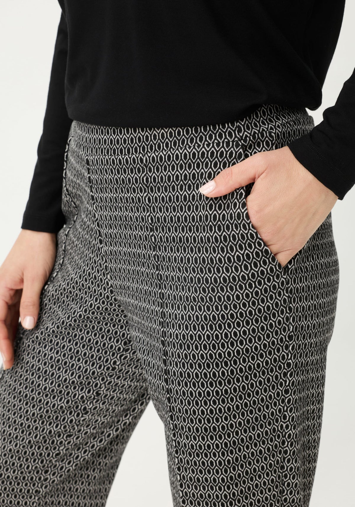 Pantalon Pull-On Lisa Fit Geo Knit