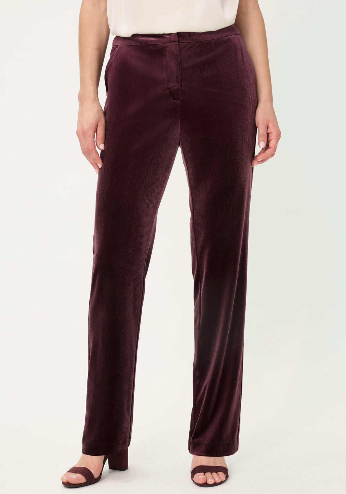 Mona Fit Velvet Trouser