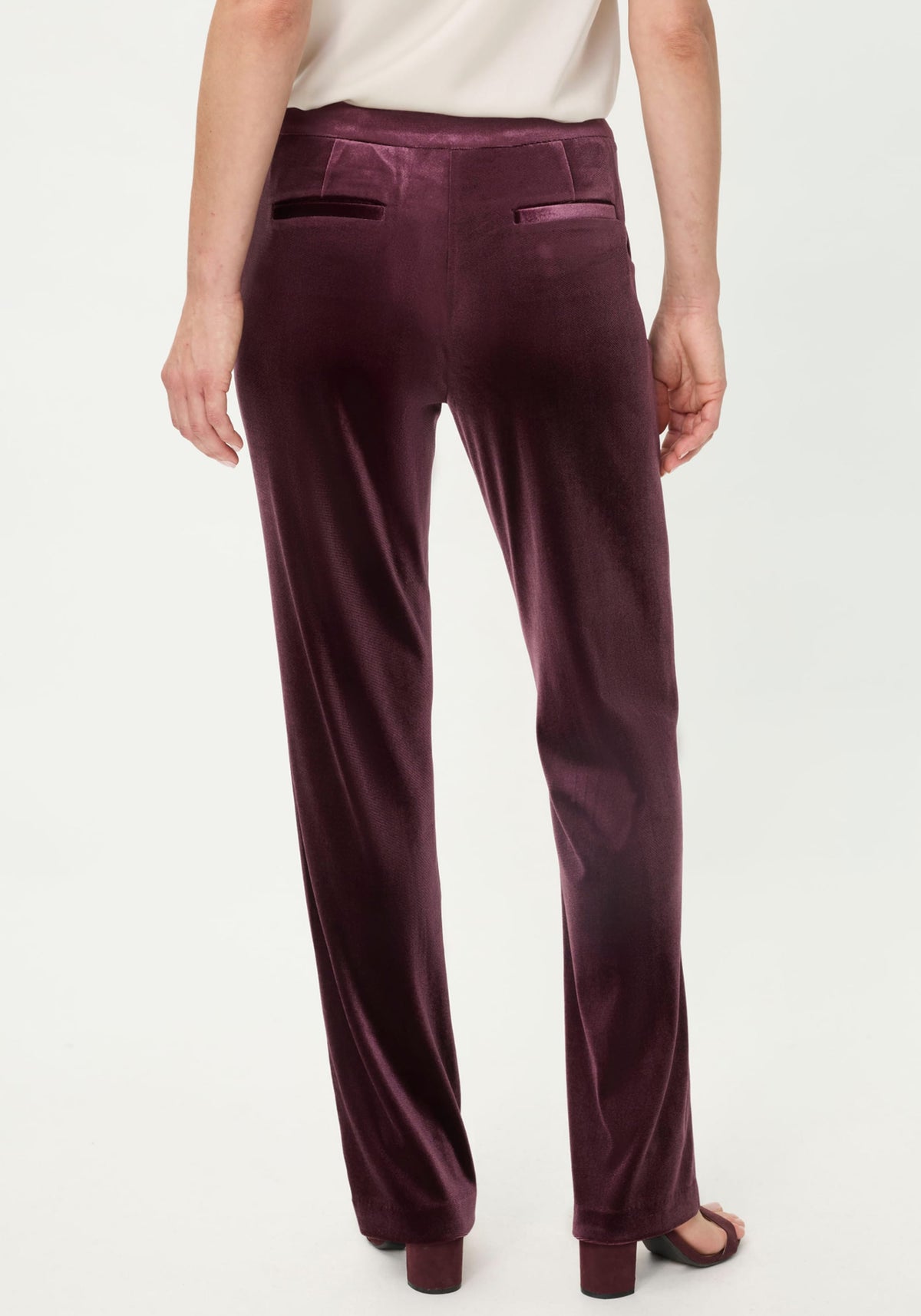 Mona Fit Velvet Trouser