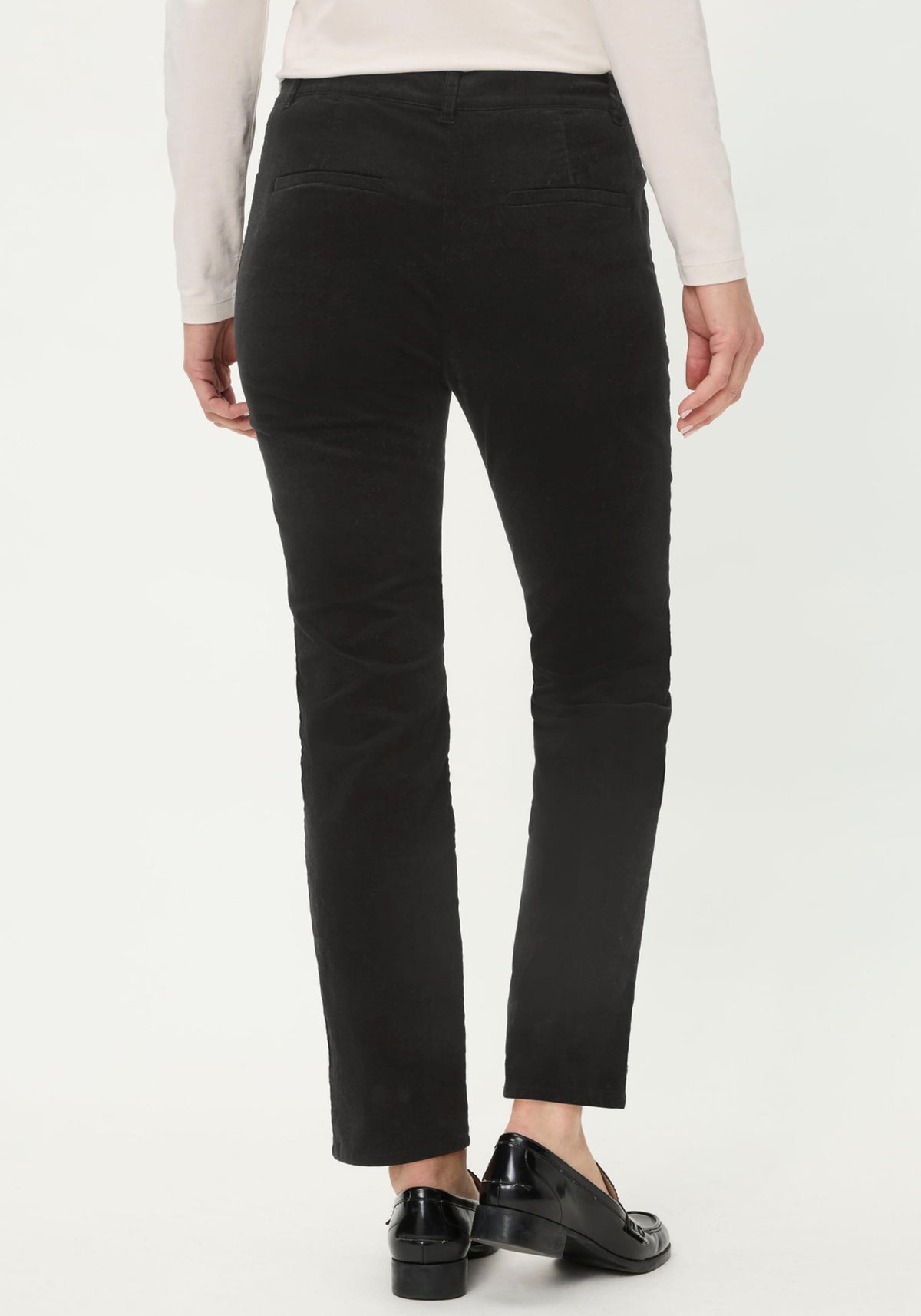 Pantalon en velours côtelé non coupé Lisa Fit