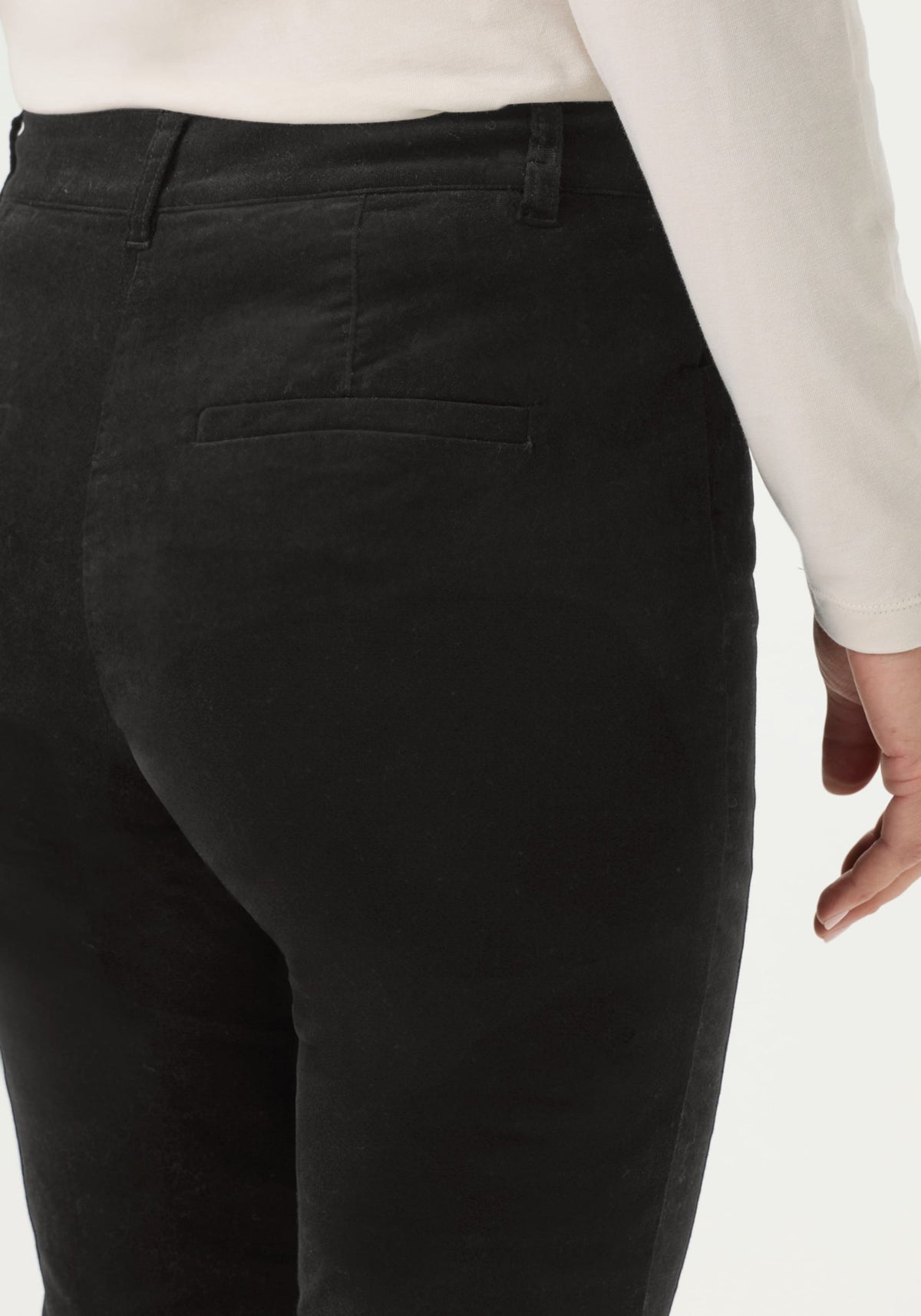 Pantalon en velours côtelé non coupé Lisa Fit