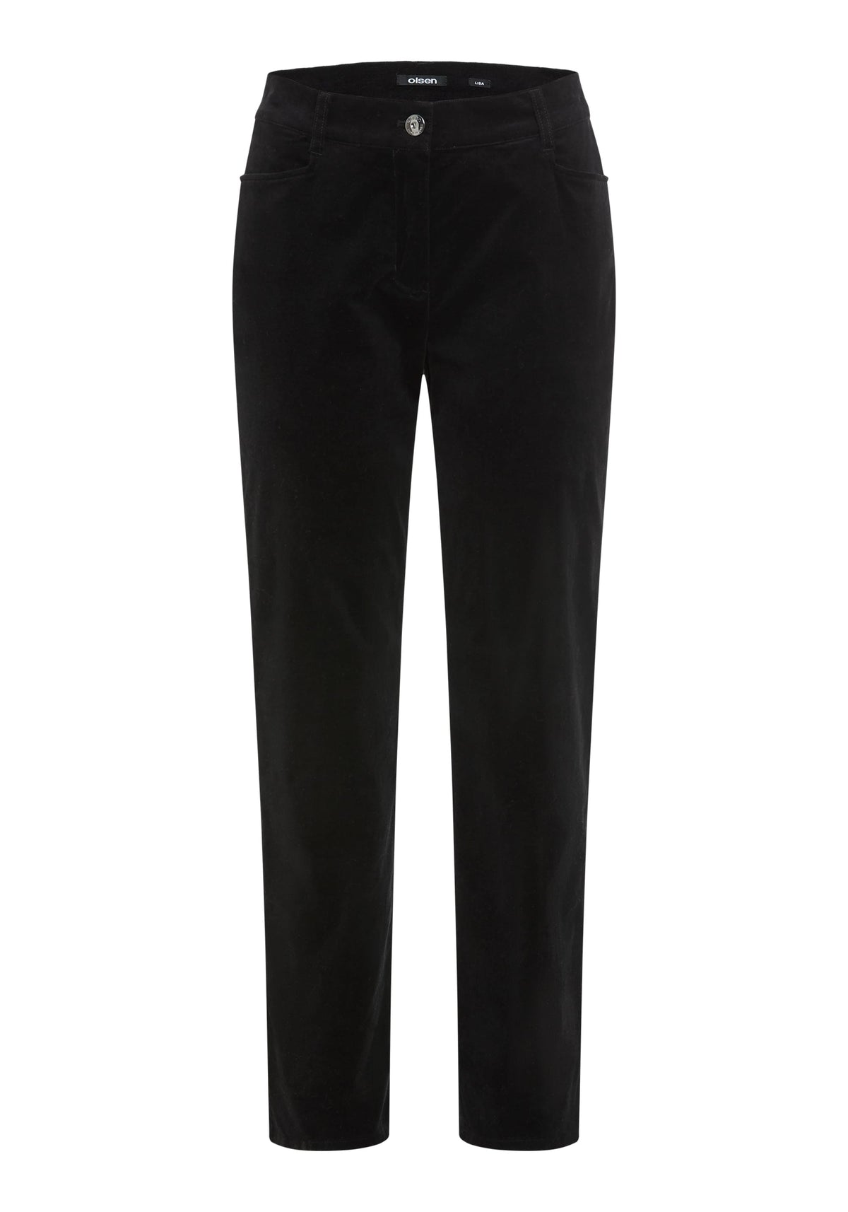 Pantalon en velours côtelé non coupé Lisa Fit