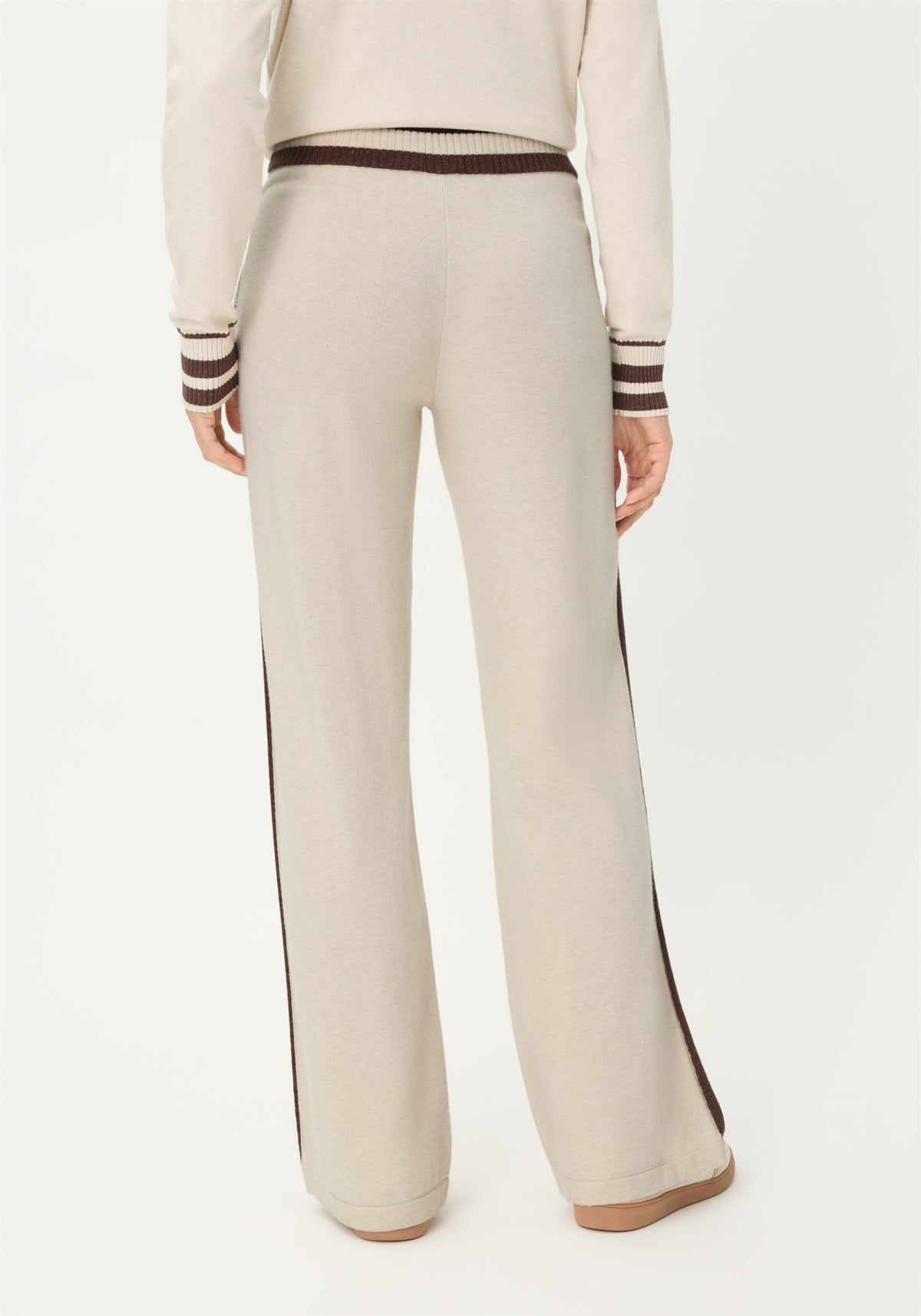 Anna Fit Wide Leg Knit Drawstring Pant