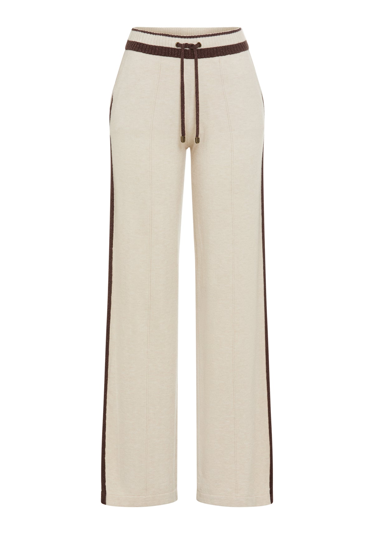 Anna Fit Wide Leg Knit Drawstring Pant