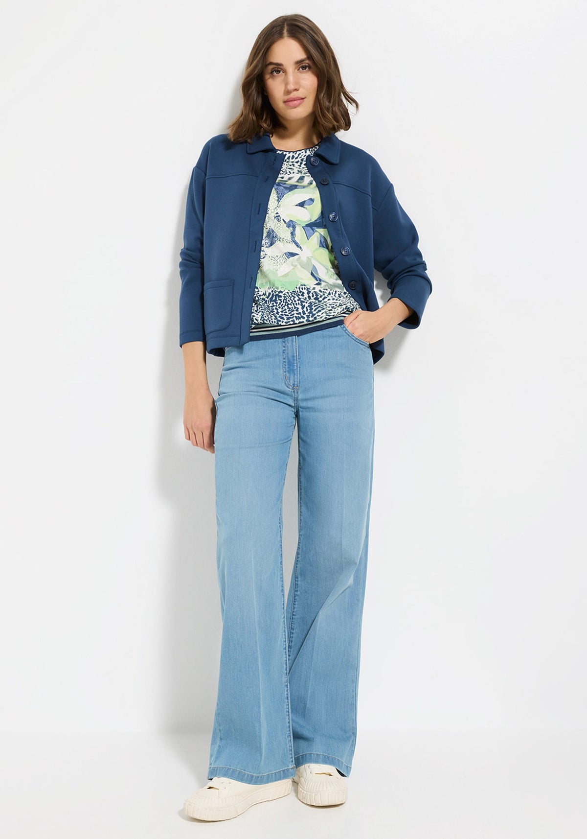 Anna Fit Wide Leg Jean