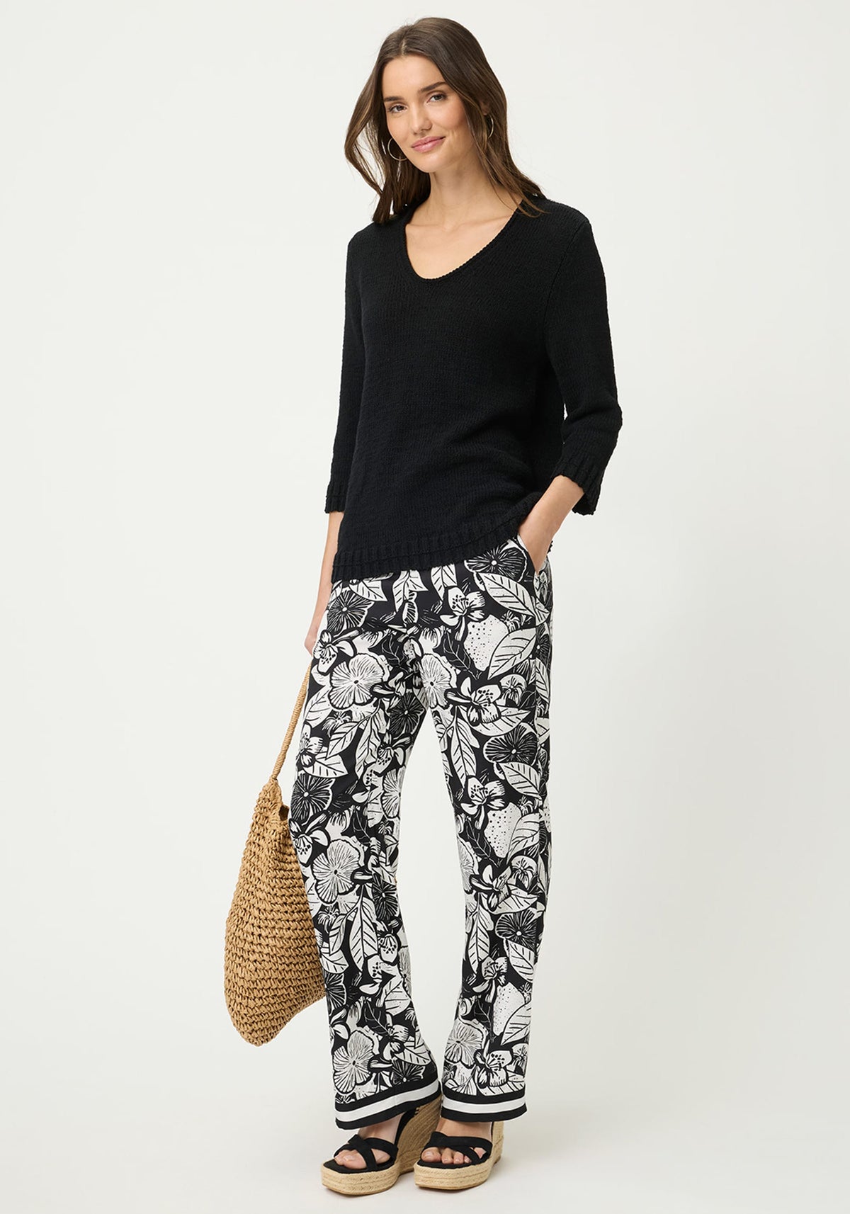 Pantalon floral Anna