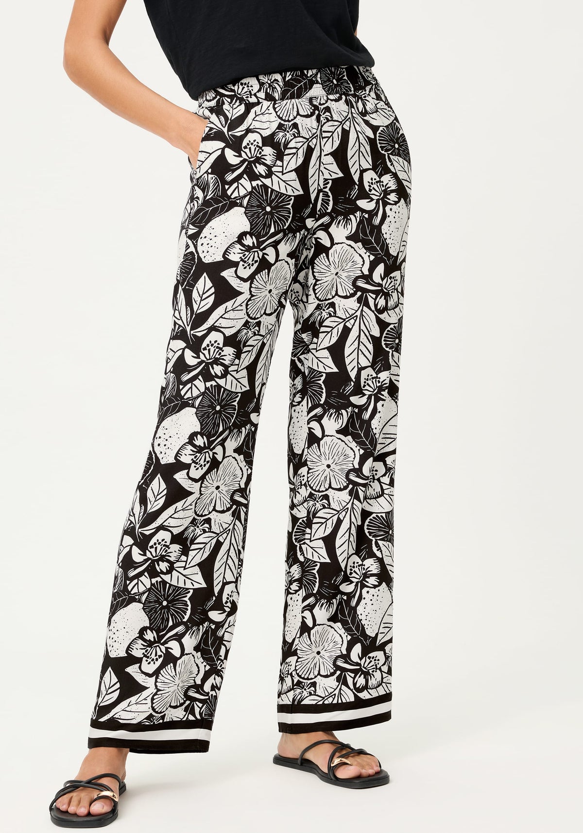 Pantalon floral Anna