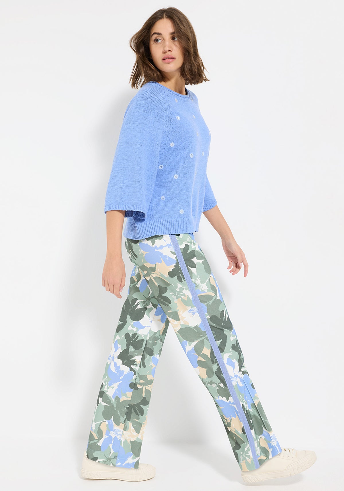 Botanic Camo Side Stripe Pant