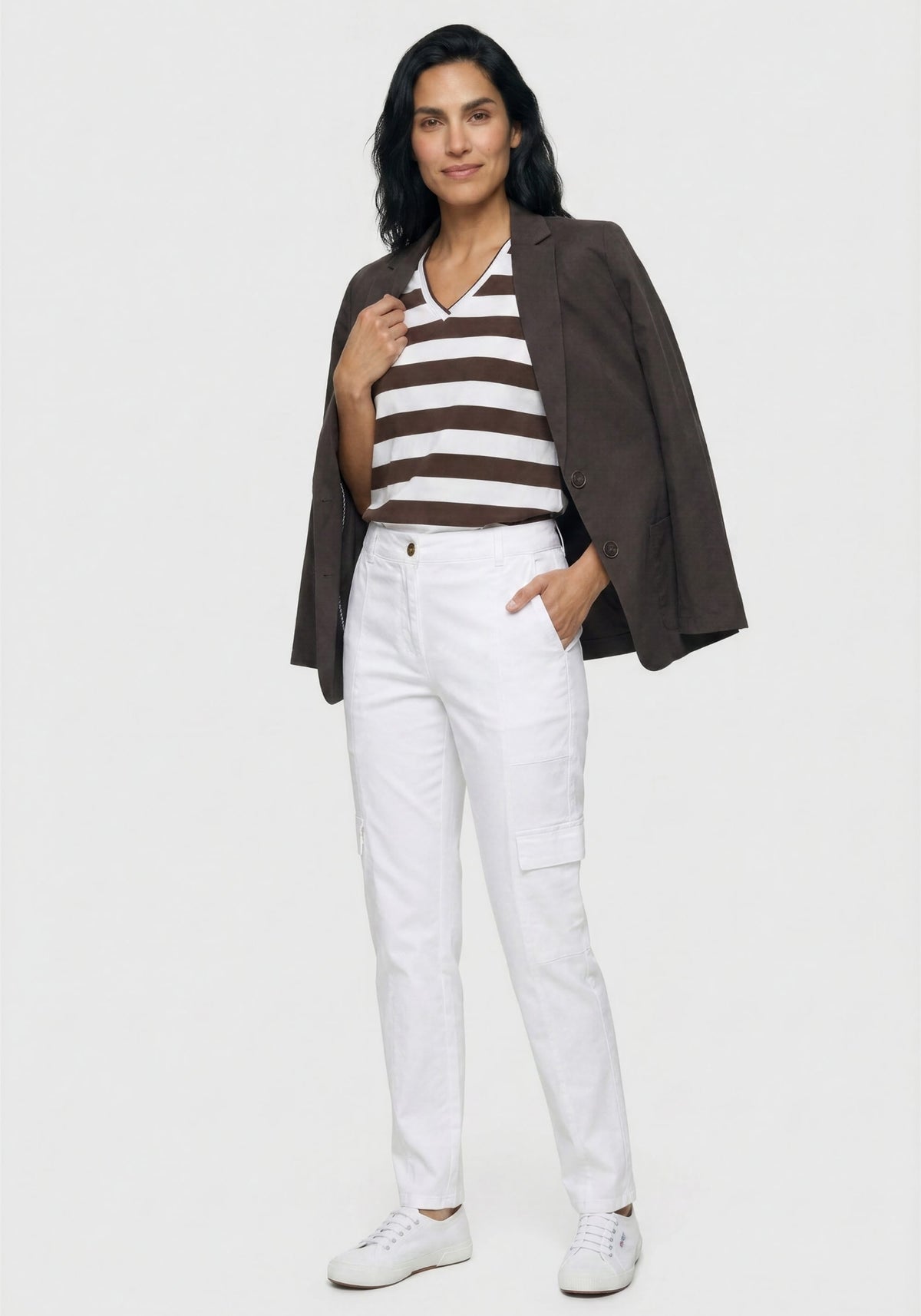 Pantalon cargo à cordon