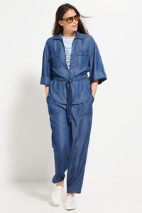 Soft Denim-Look Pant