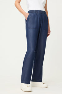 Soft Denim-Look Pant