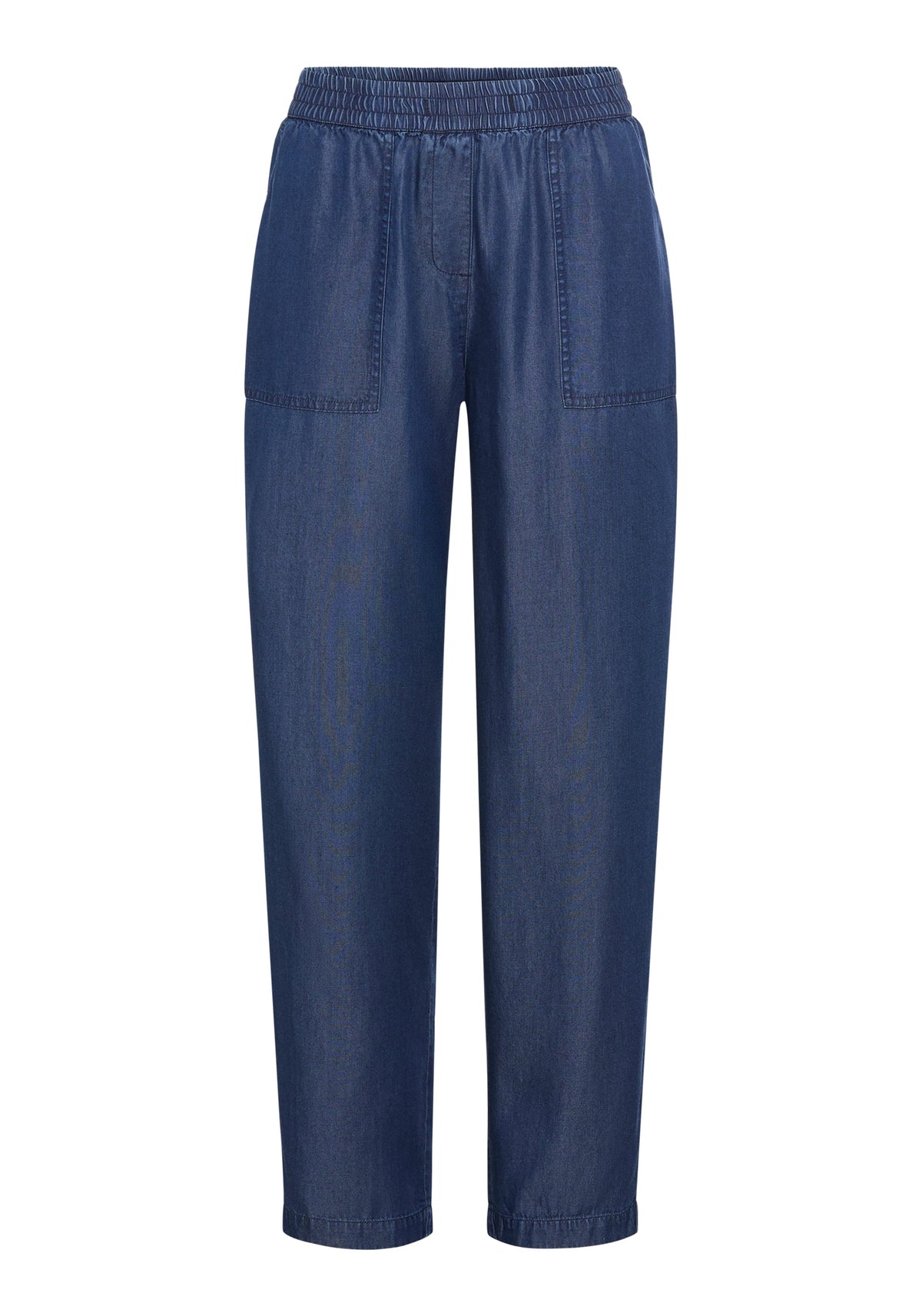 Pantalon souple effet denim