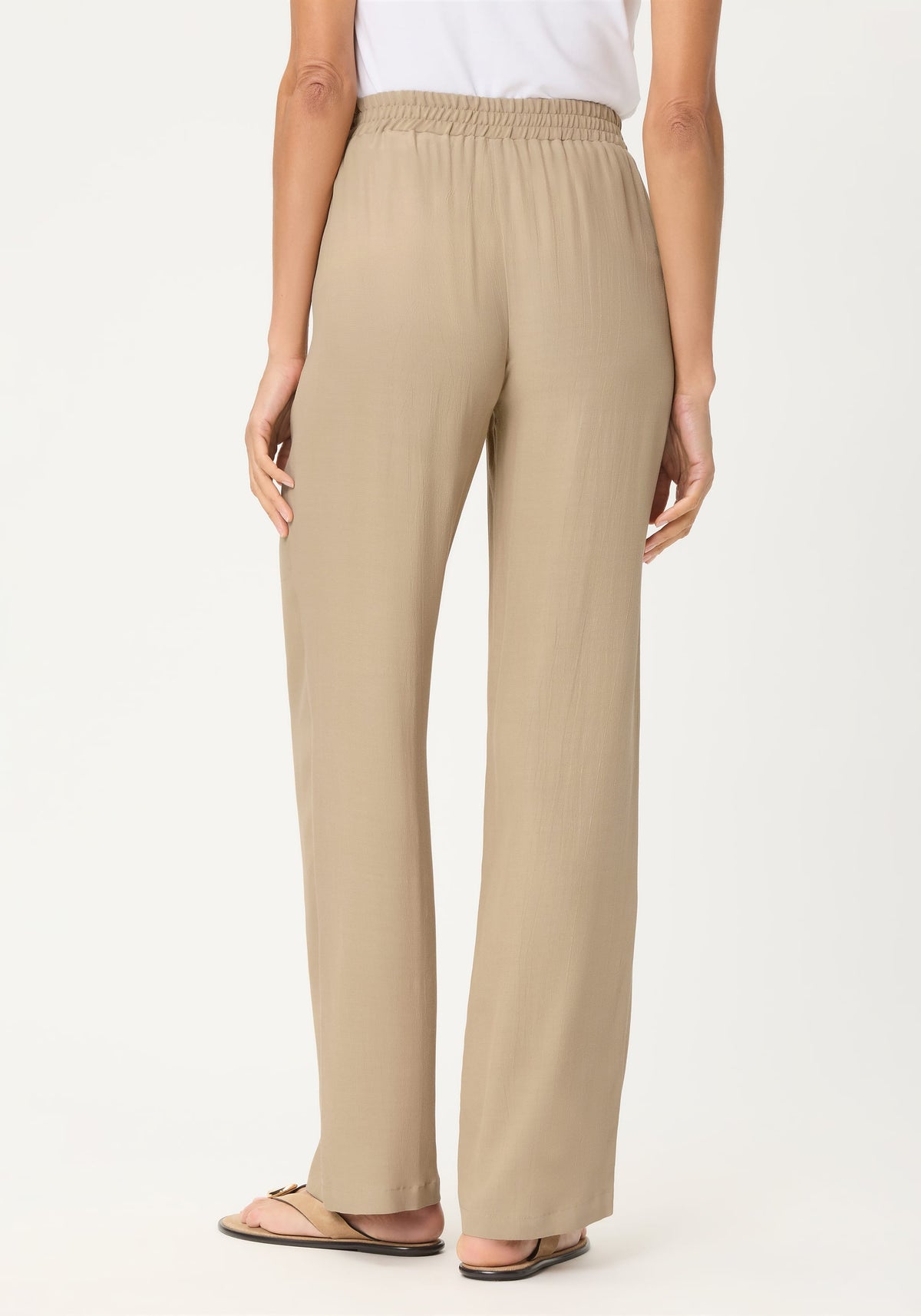 Pantalon en crêpe