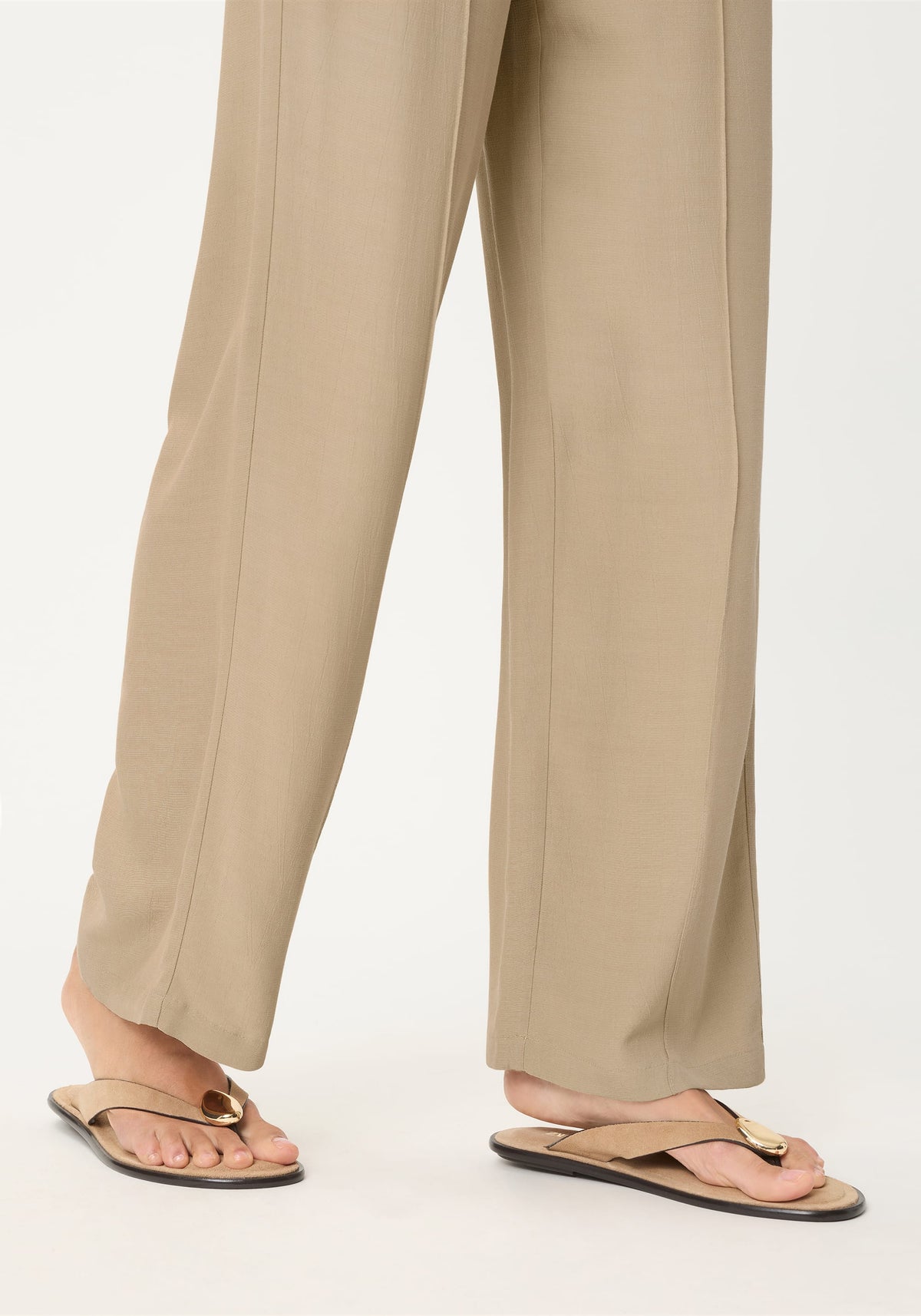 Pantalon en crêpe