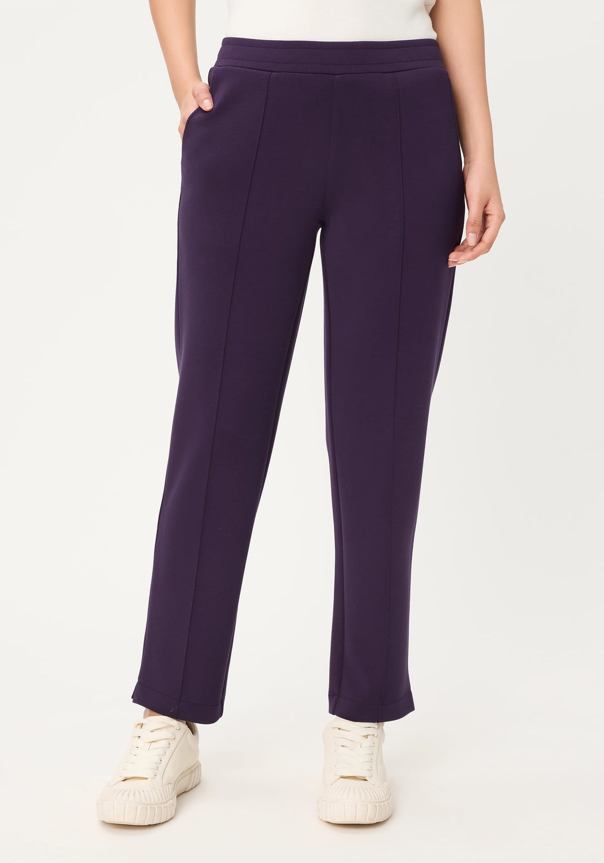 Scuba Knit Pull-On Pant