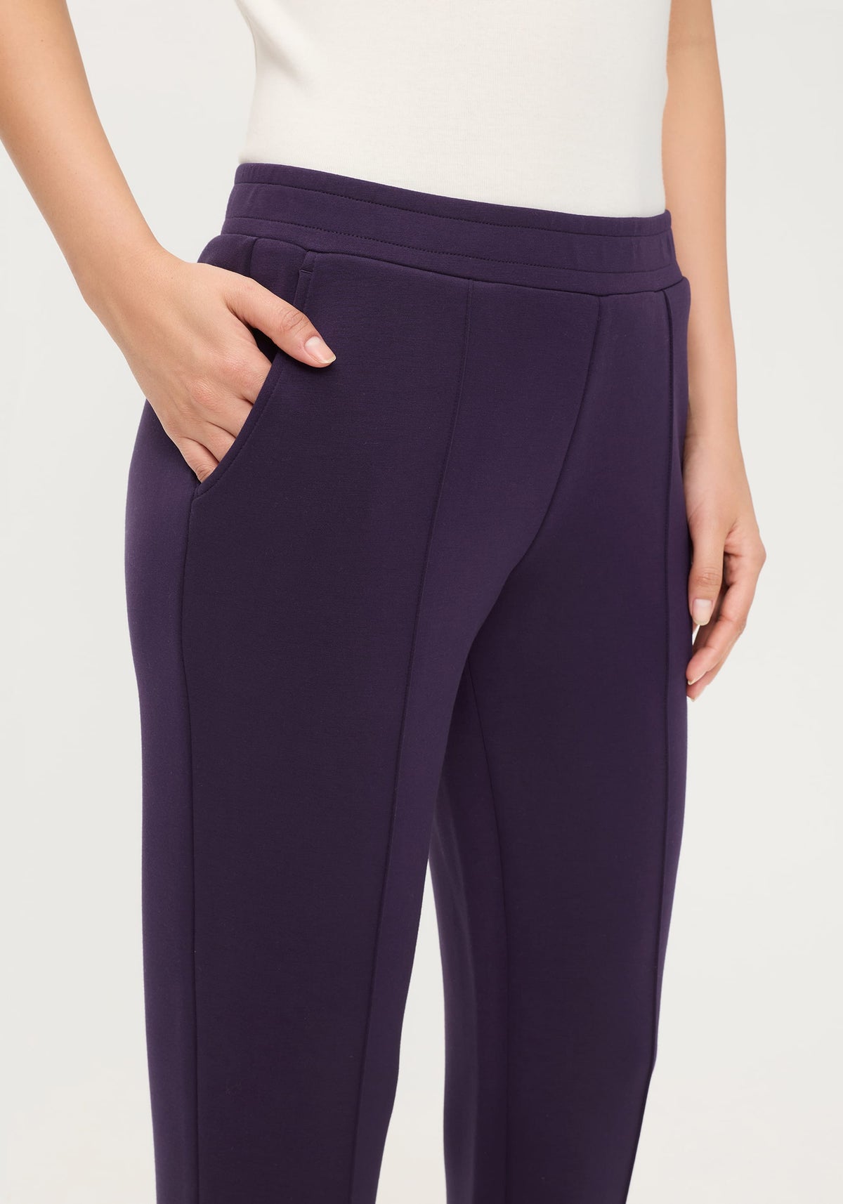 Scuba Knit Pull-On Pant