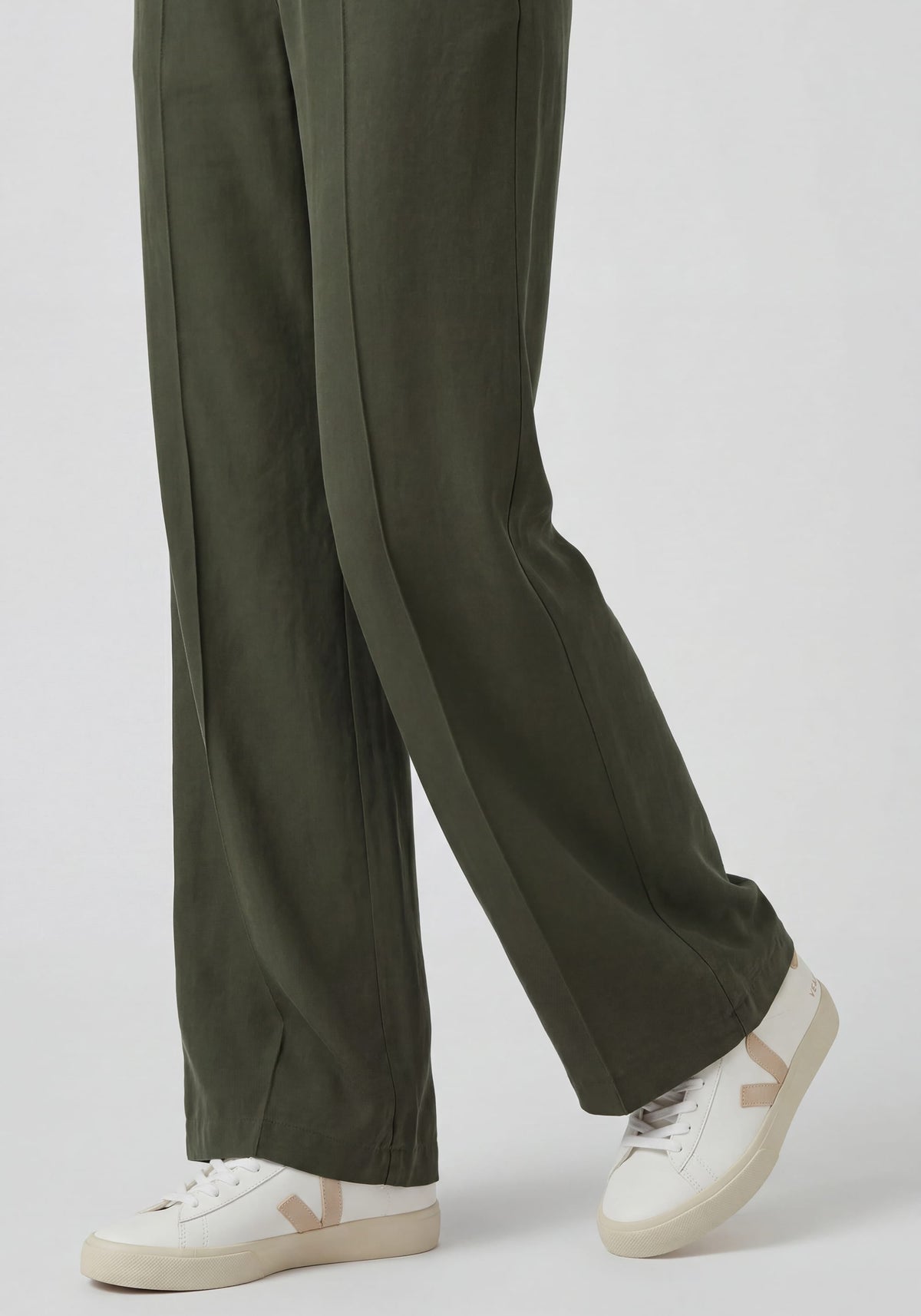 Twill Drawstring Waist Pant