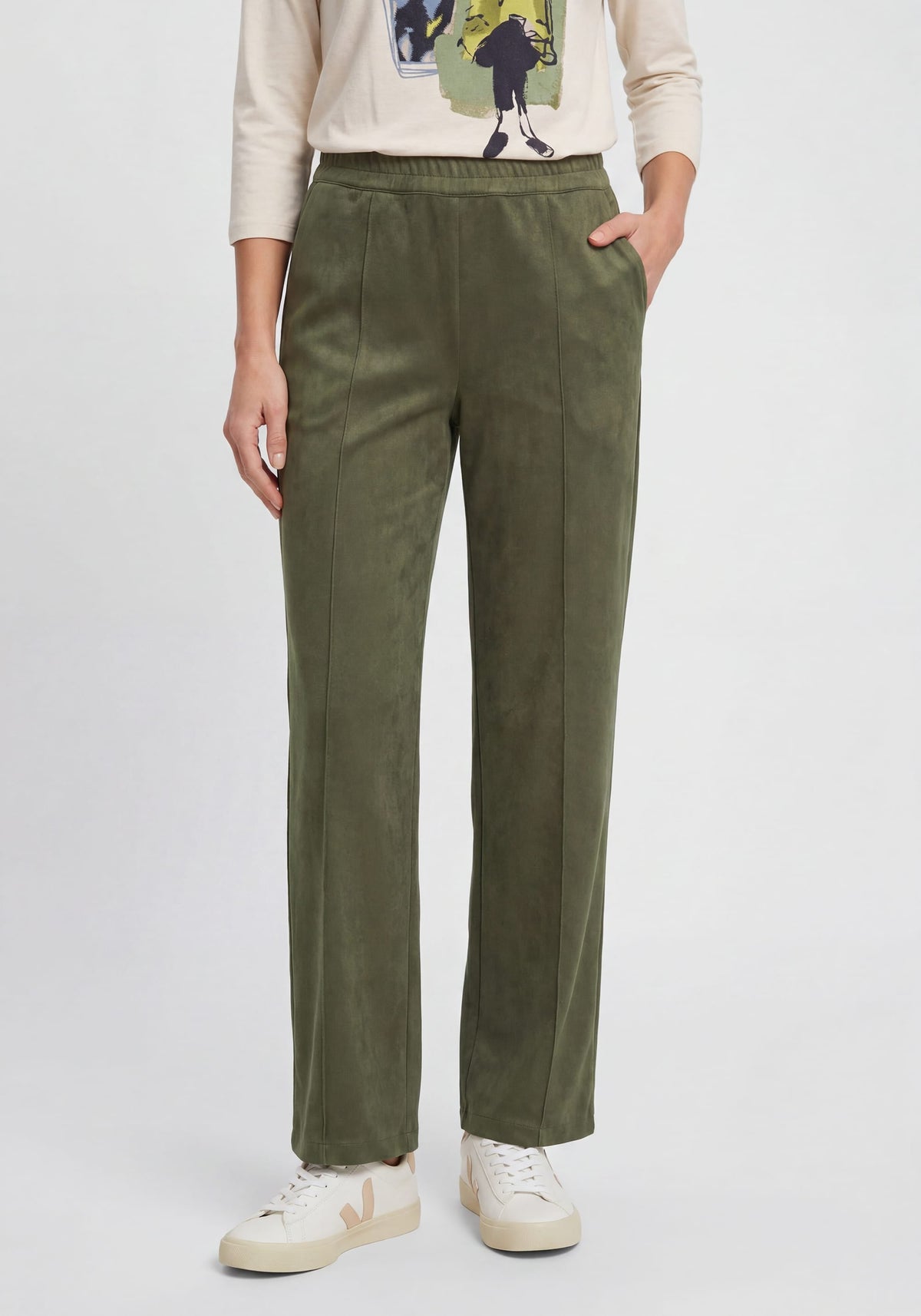 Faux Suede Pant