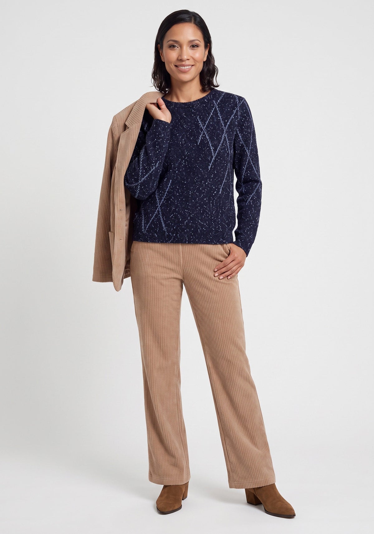 Corduroy Pull-On Trouser