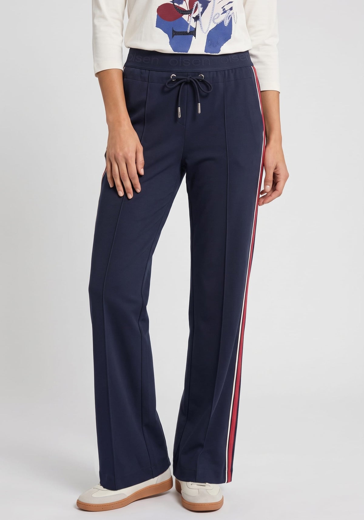Side Stripe Jersey Knit Pant