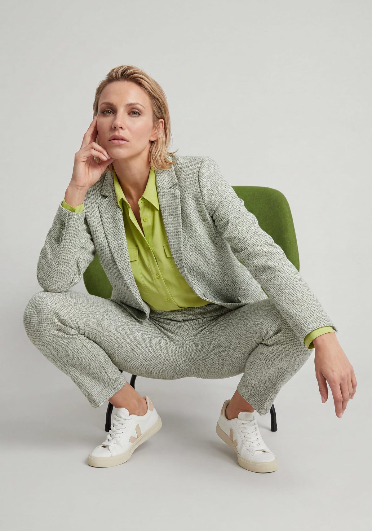 Jacquard Knit Pant