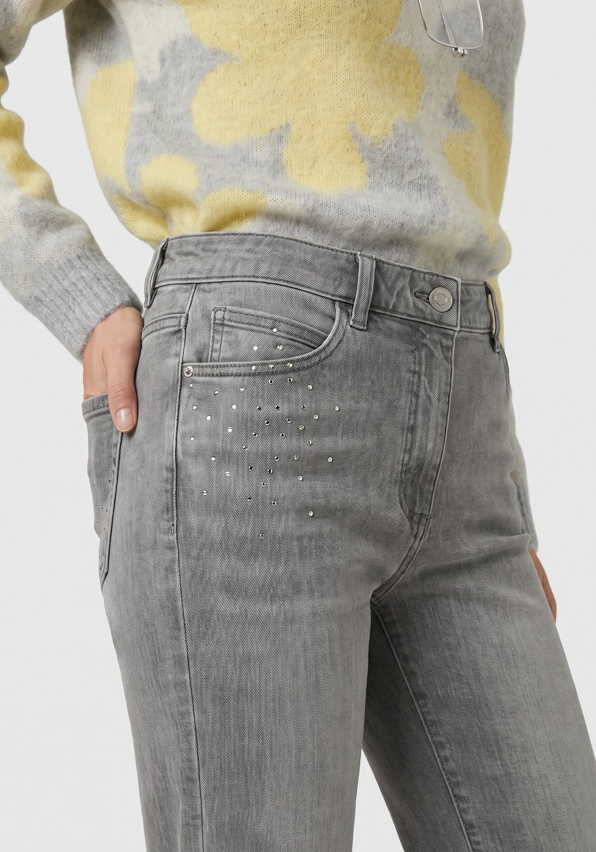 Grey Wash Jean