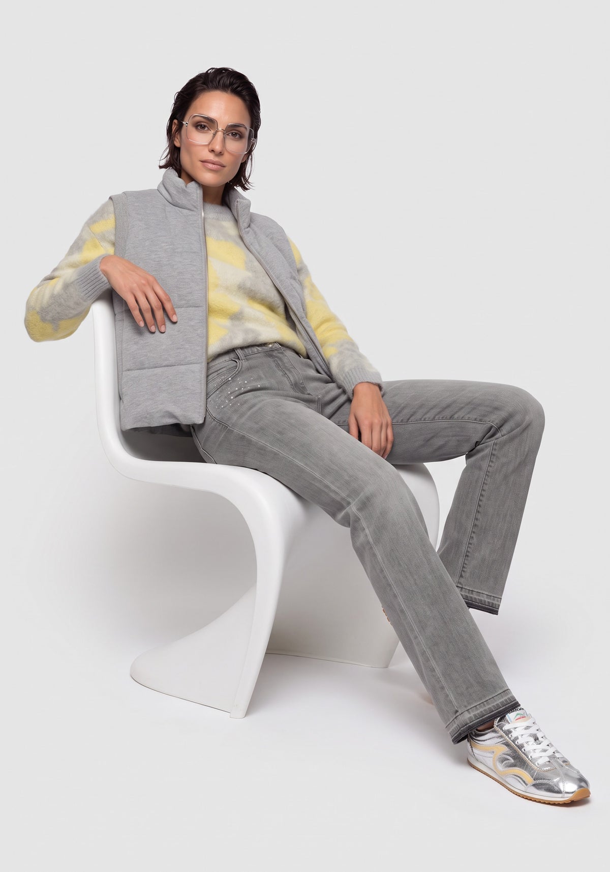 Grey Wash Jean