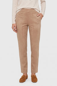 Pantalon en simili-daim