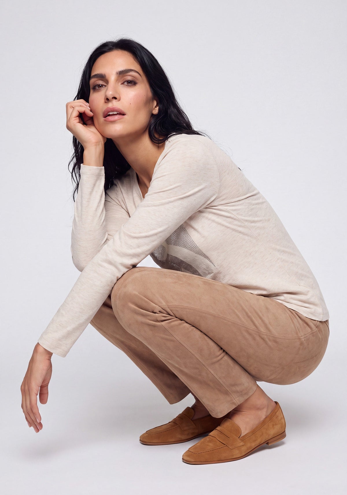 Faux Suede Pant