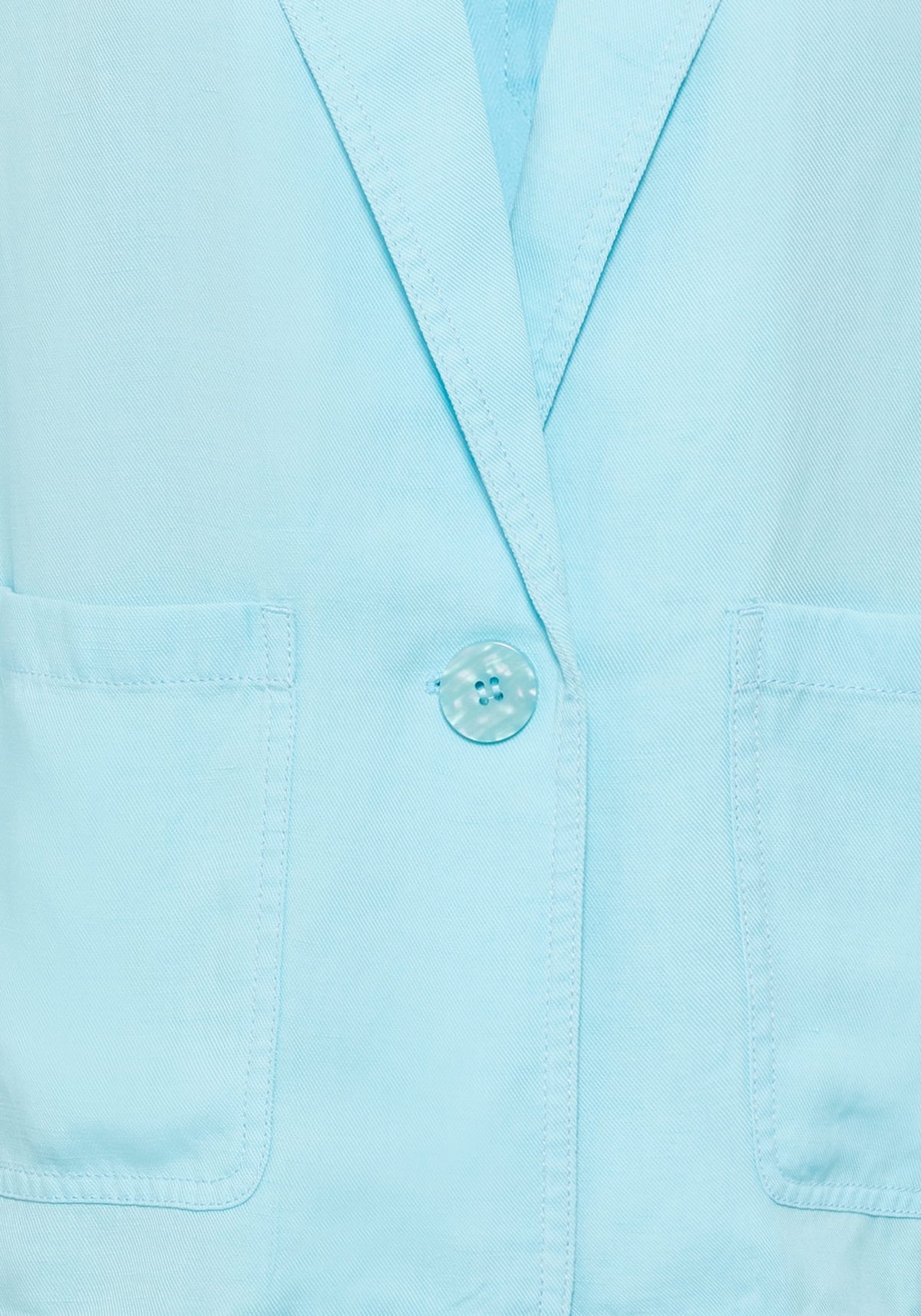 Linen Blend Cropped Blazer containing TENCEL™ Lyocell