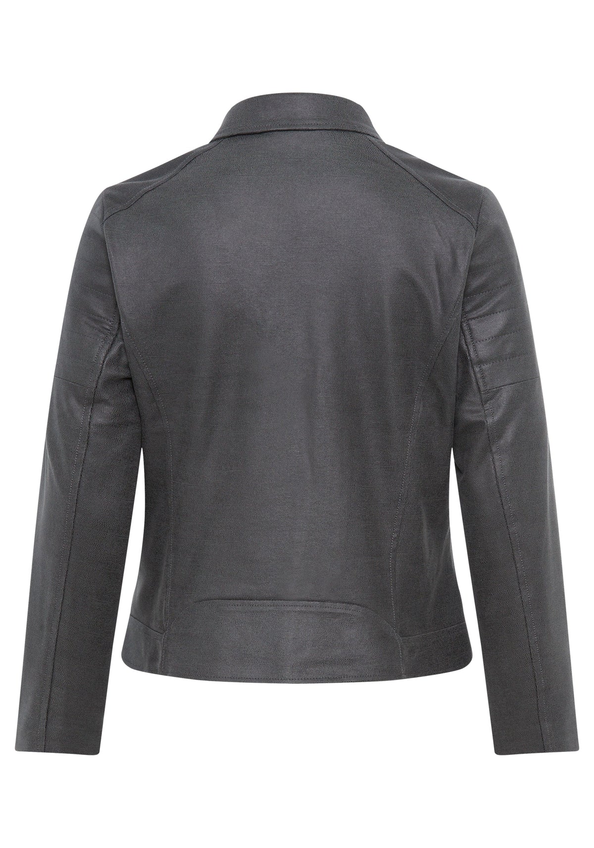 Coated  Biker Jacket