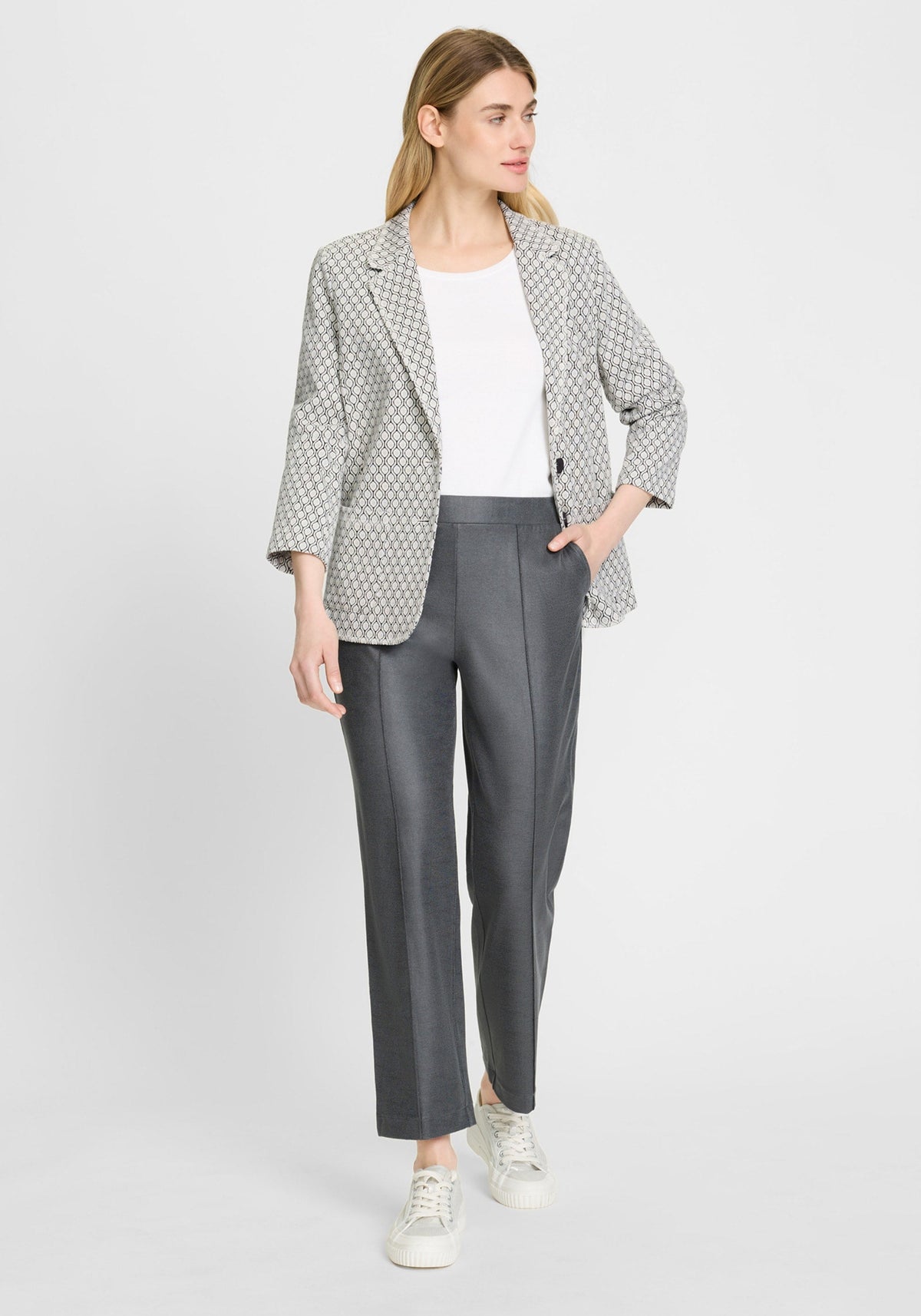 Ornamental Stretch Blazer