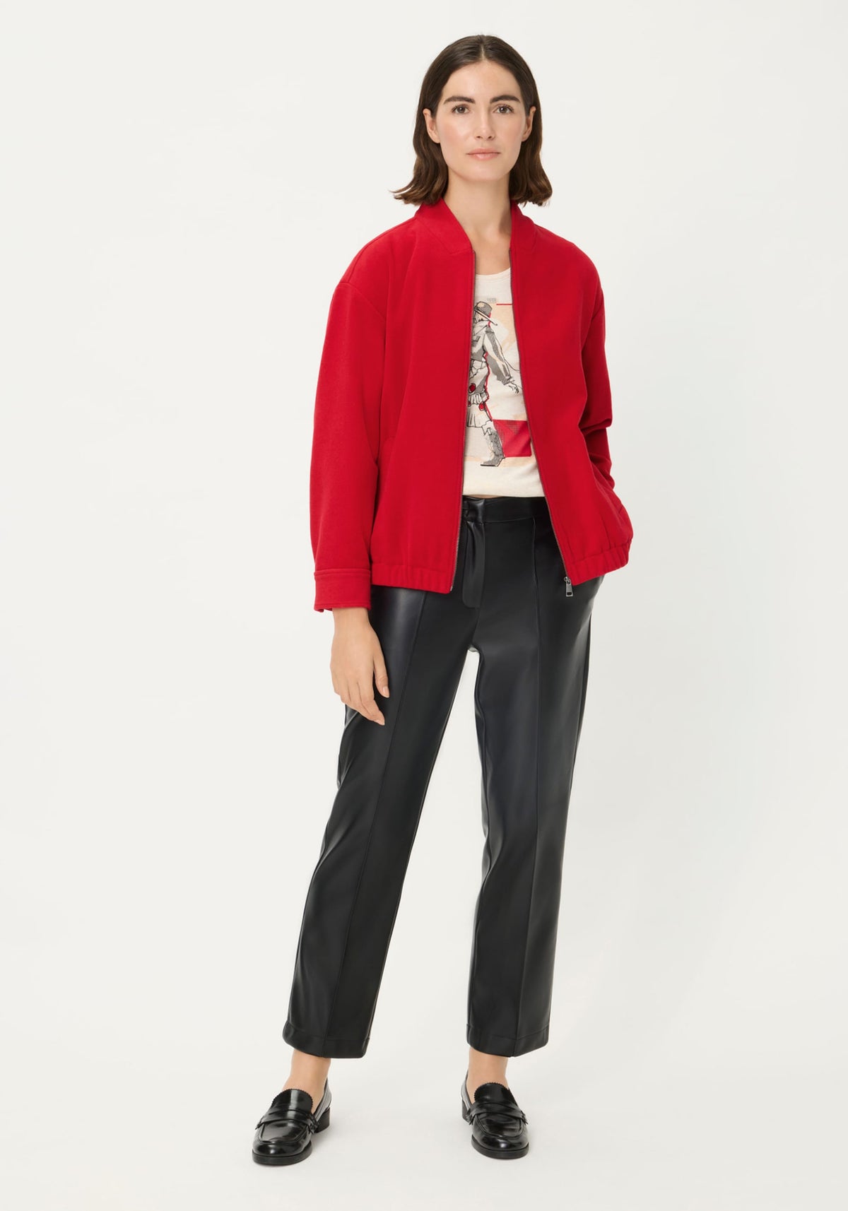 Veste bombardier en laine