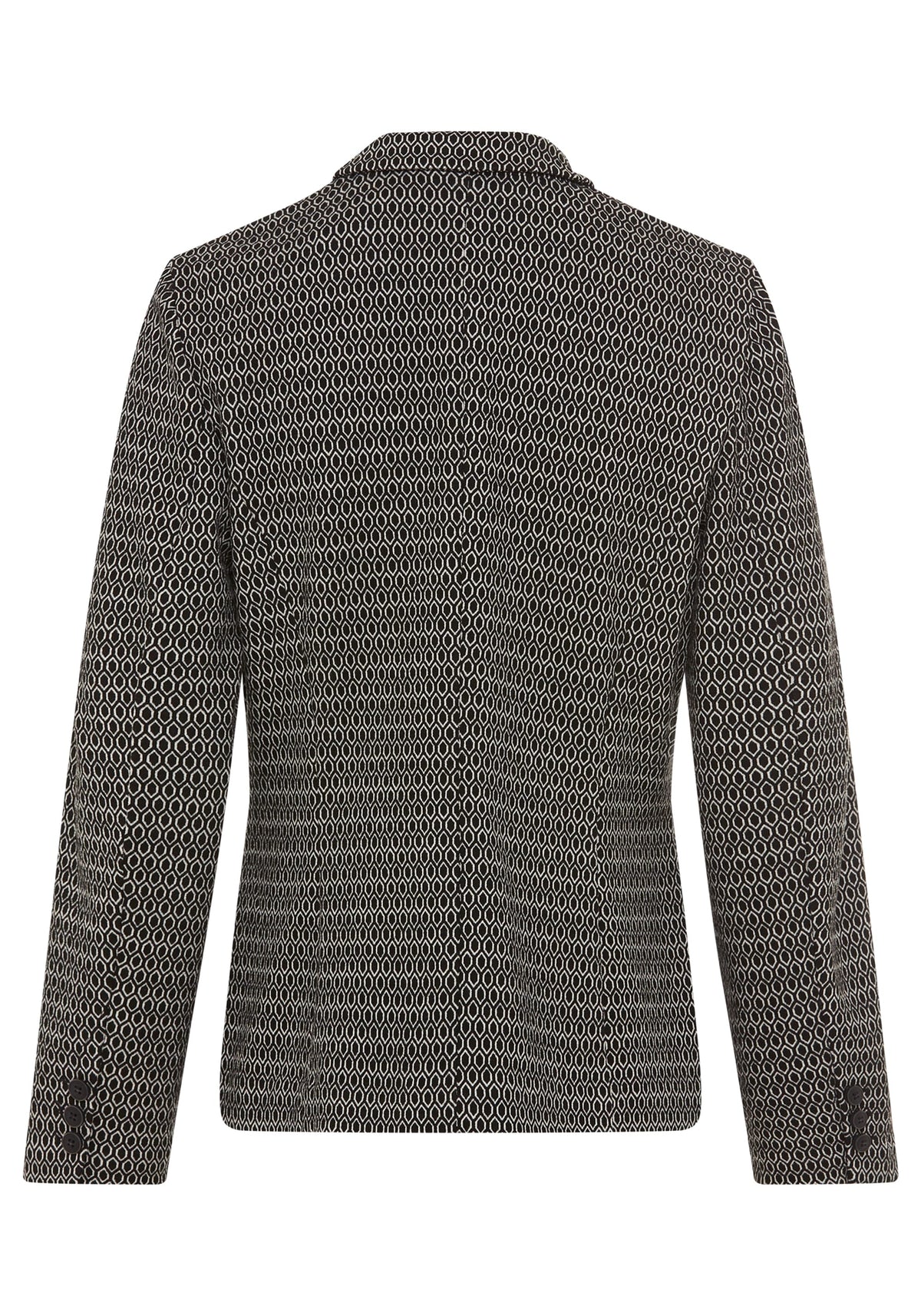 Blazer en tricot géométrique