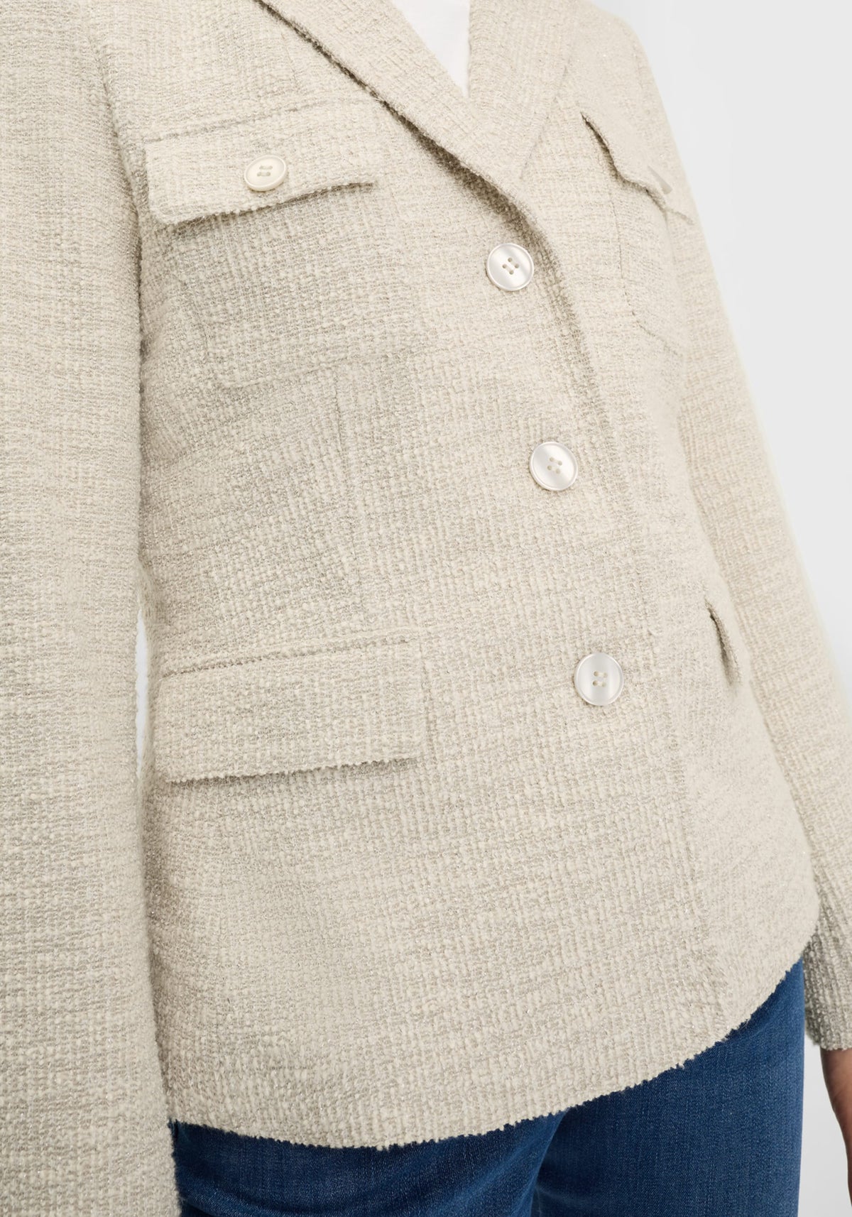 Sparkly Tweed Blazer