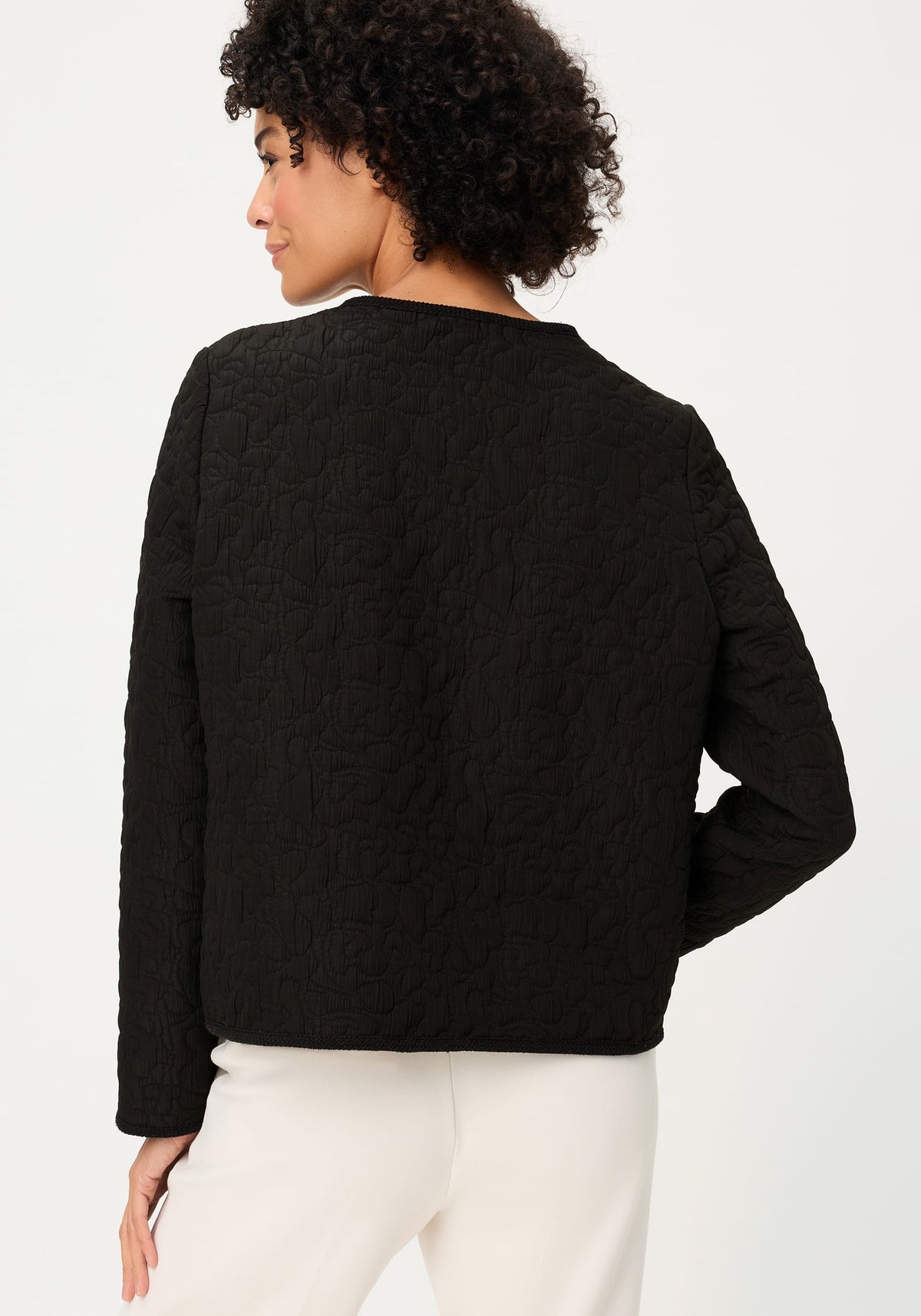 Veste matelassée sans col