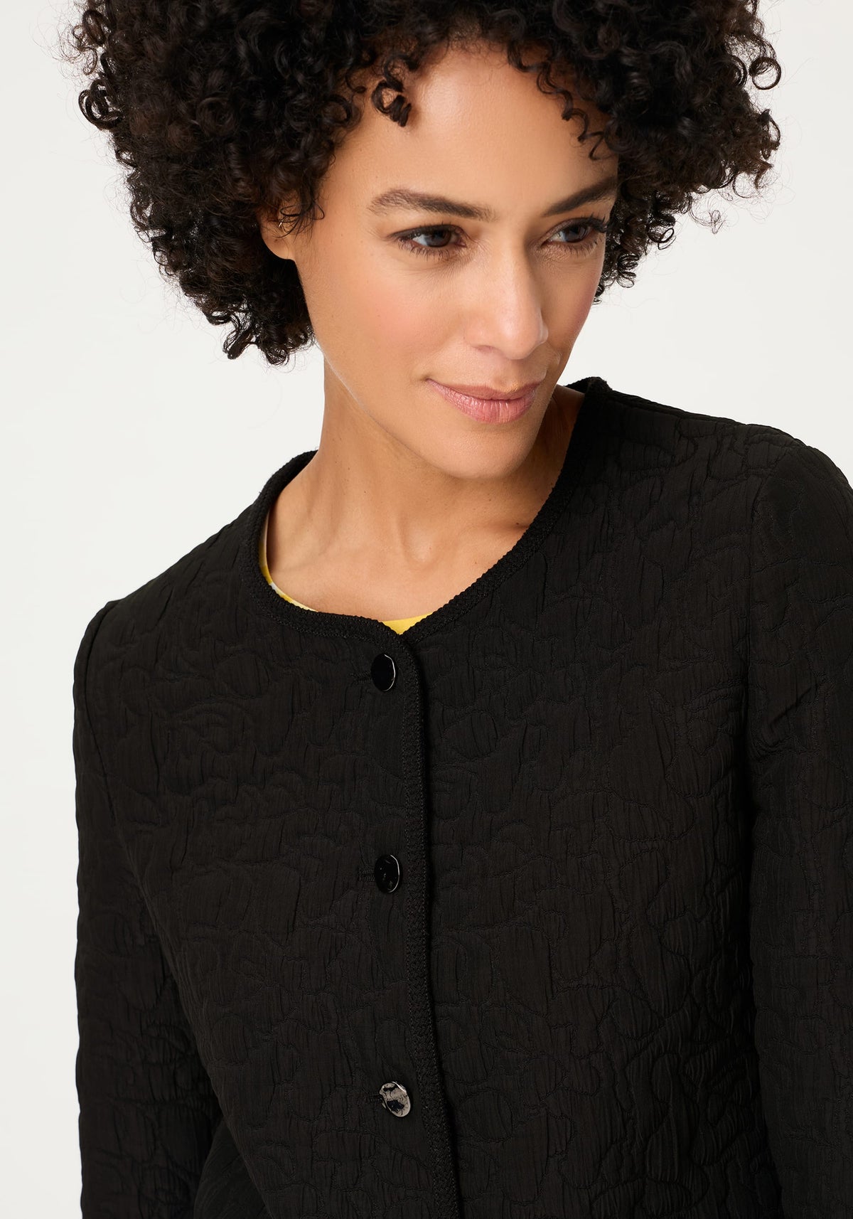 Veste matelassée sans col