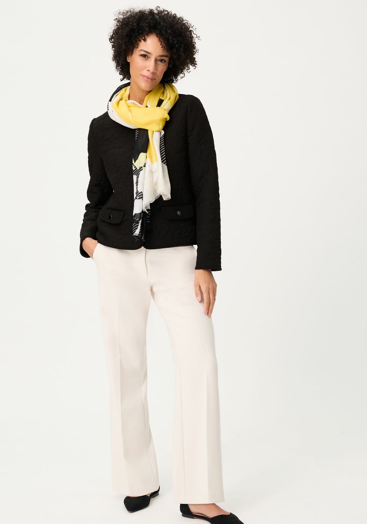 Veste matelassée sans col