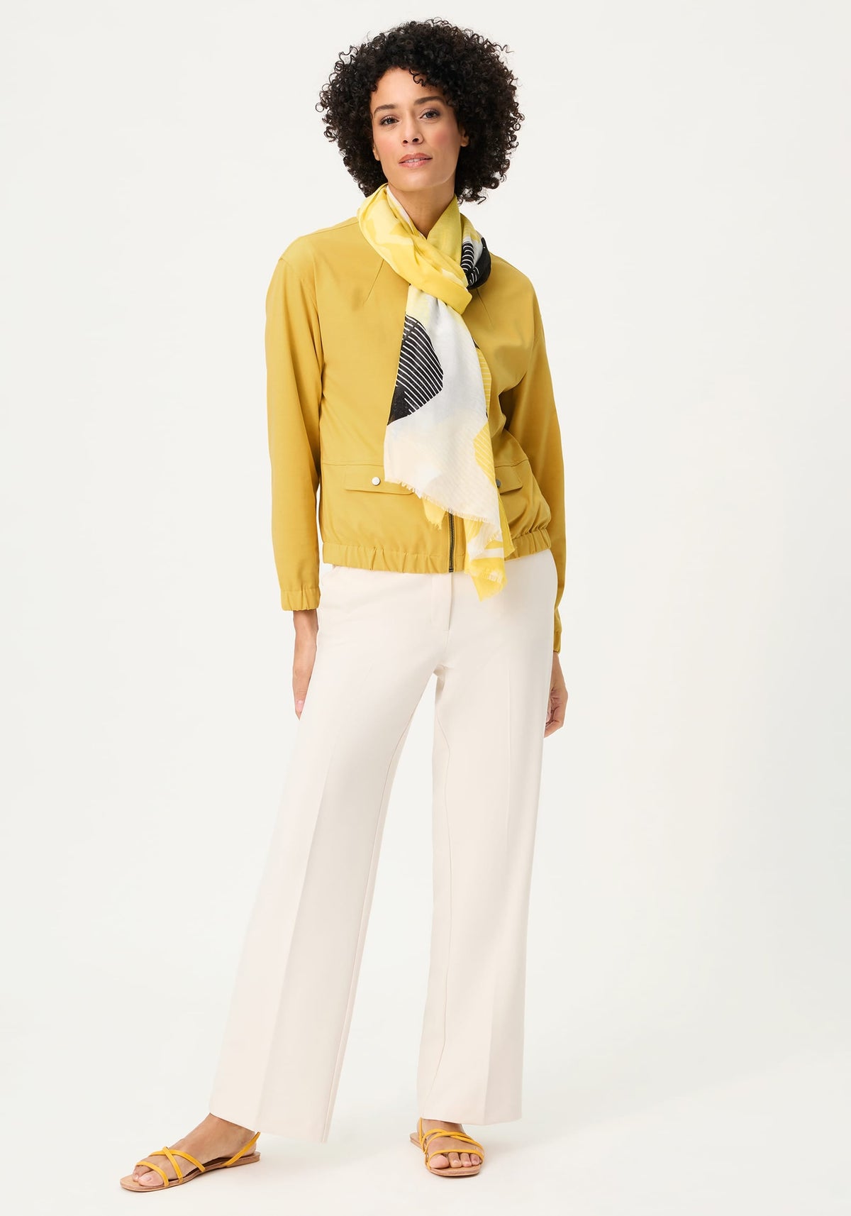 Veste zippée sans col