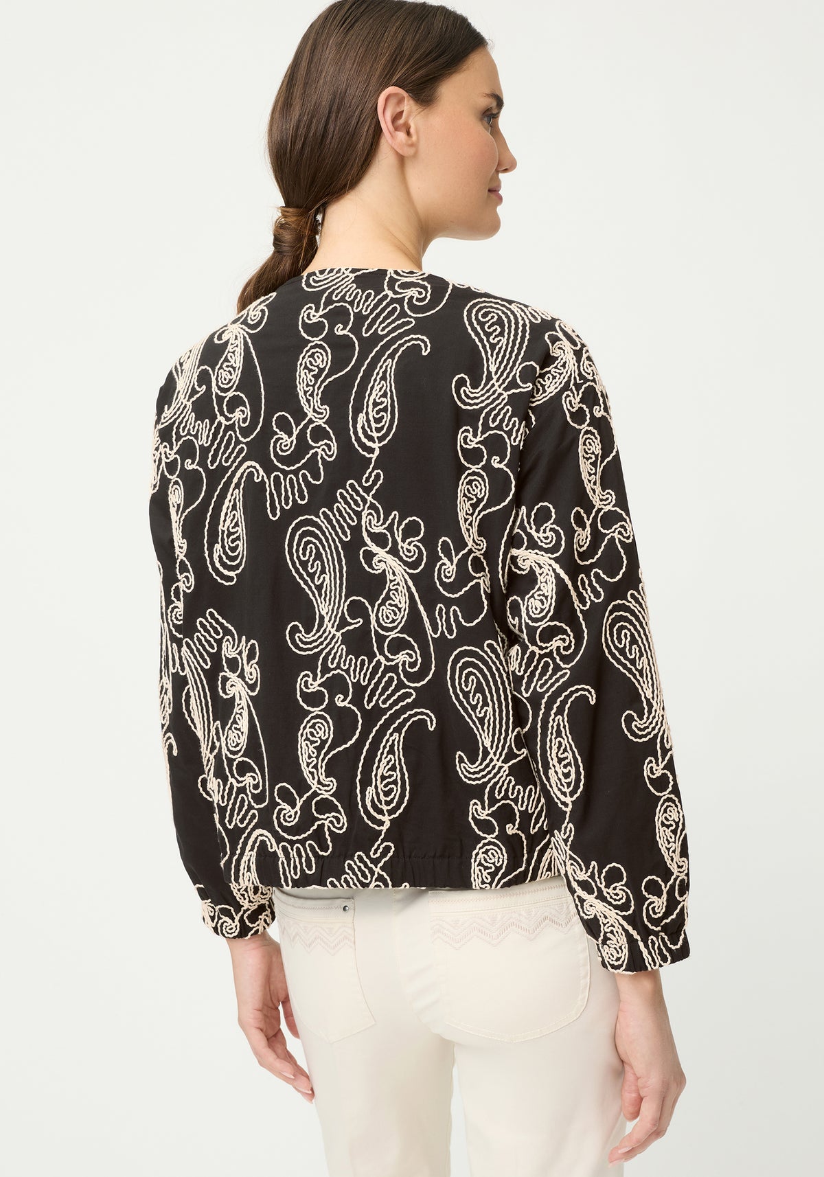 Embroidered Indoor Jacket